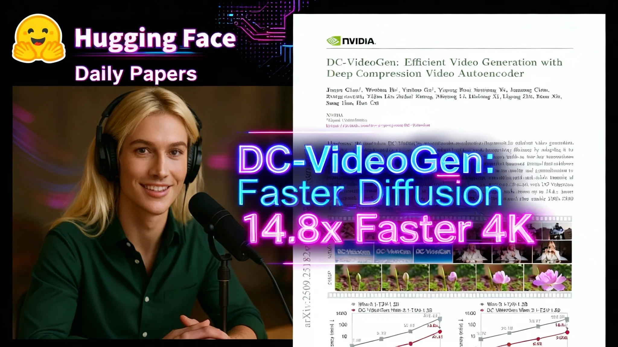 DC-VideoGen by NVIDIA 4K Diffusion Video on 1 GPU