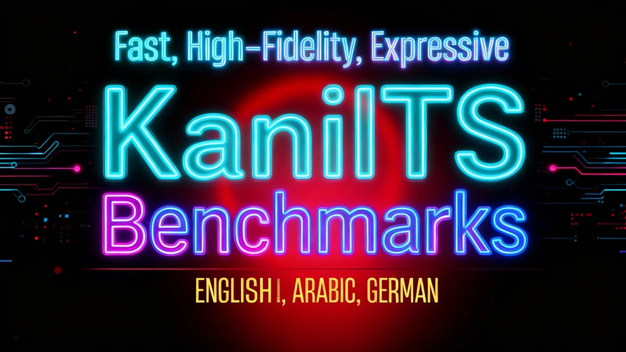 KaniTTS Real‑Time Text‑to‑Speech