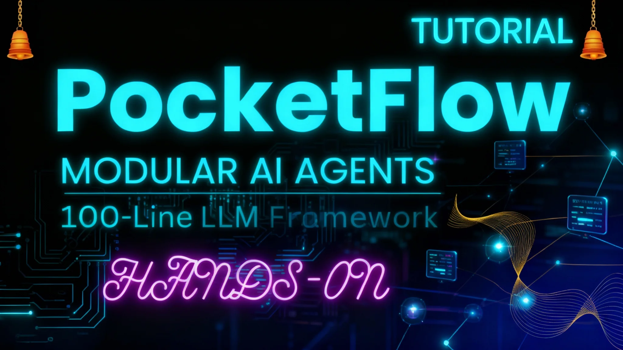 PocketFlow Tutorial: Build Modular AI Agents & Workflows