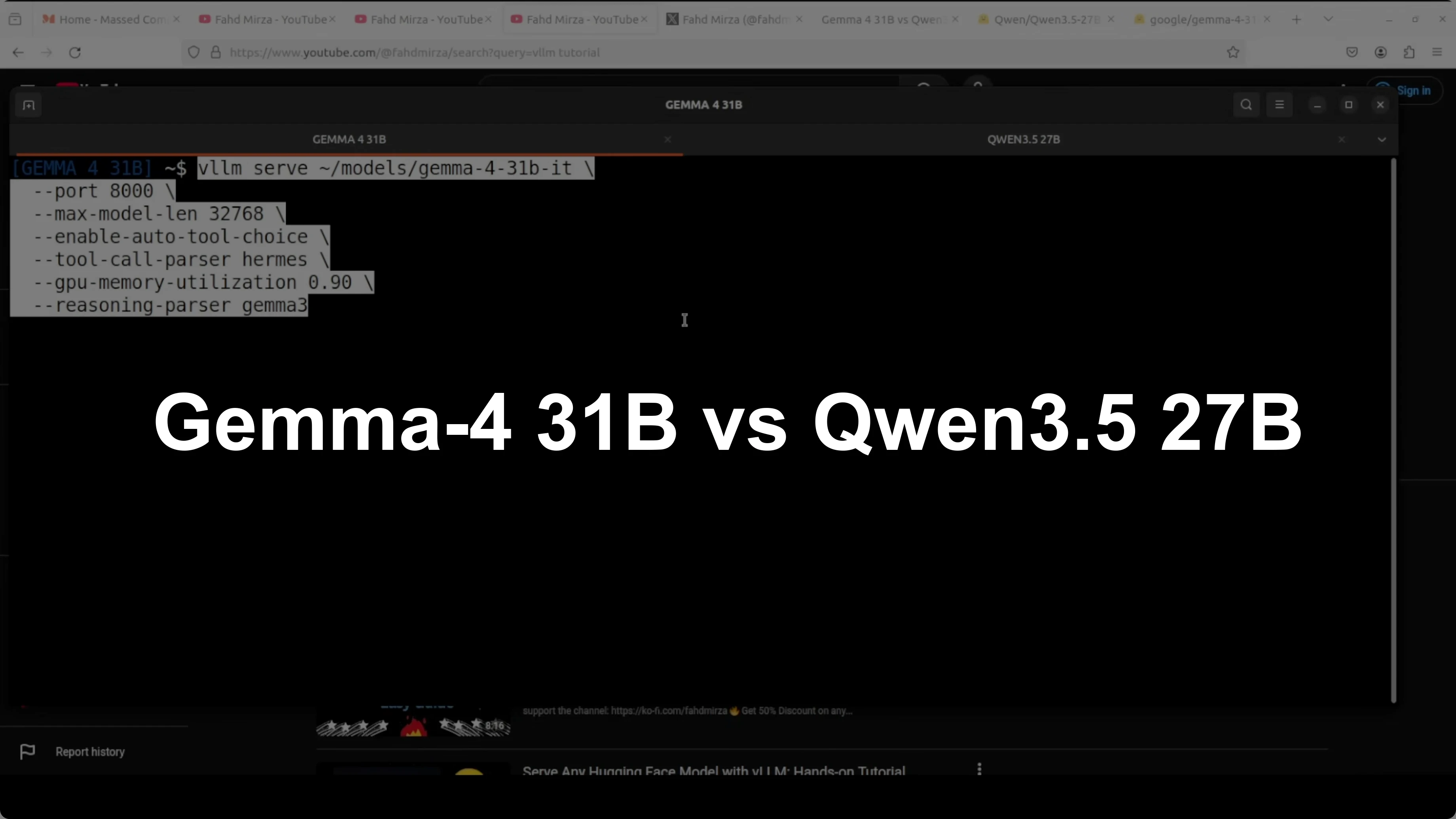 Gemma-4 31B vs Qwen3.5 27B: Local Model Comparison