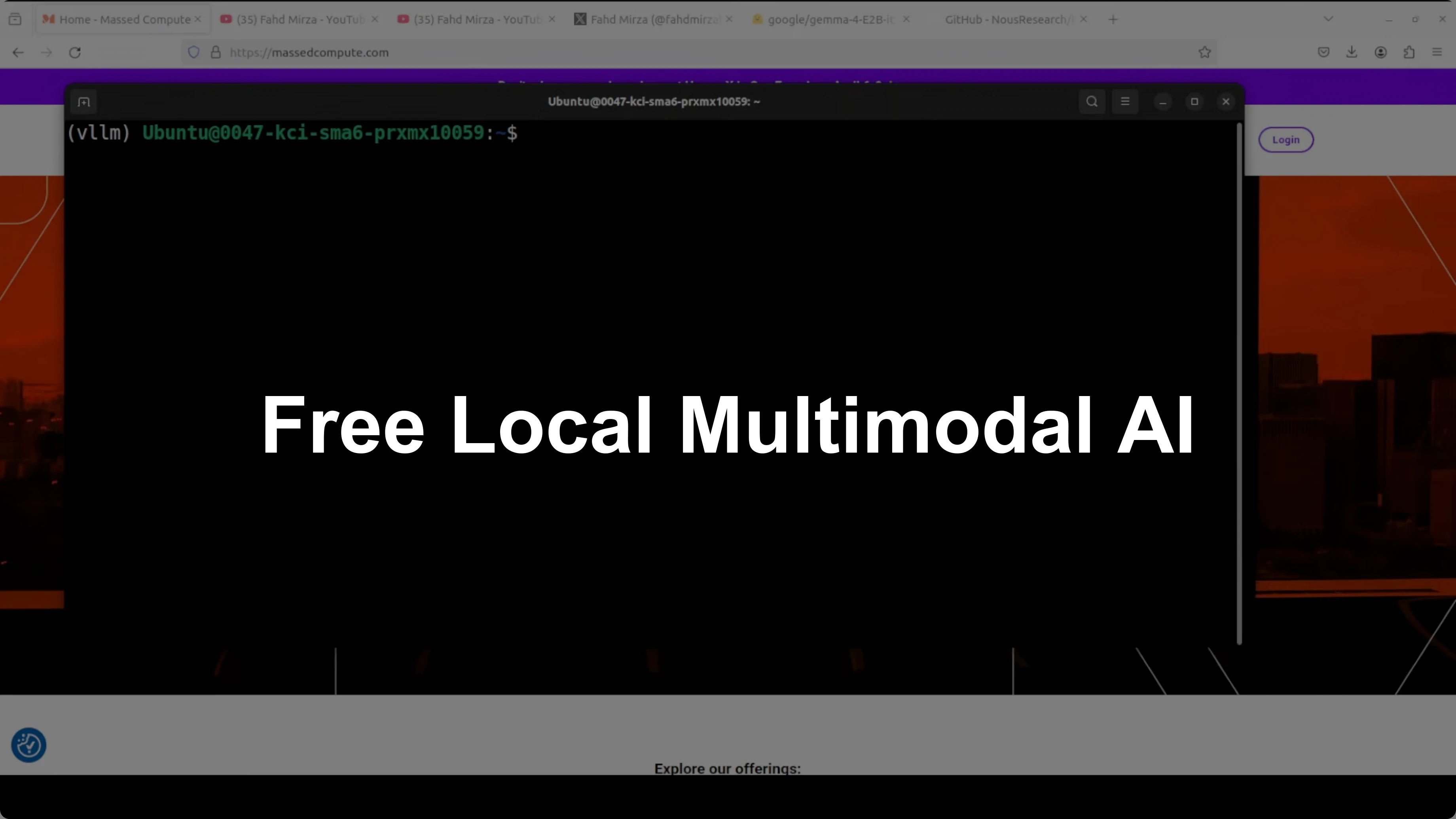 Gemma 4 E2B, Hermes Agent, and vLLM: Free Local Multimodal AI
