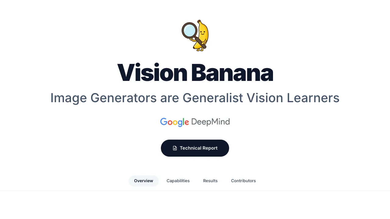 Vision Banana by Google DeepMind