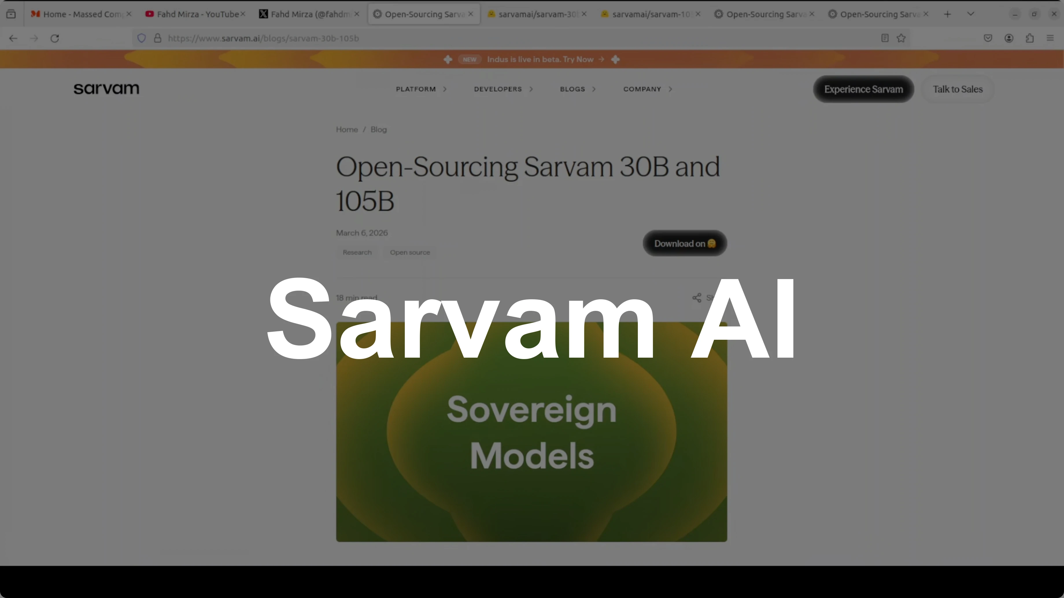 How India Powers Locally with Sarvam AI Model?