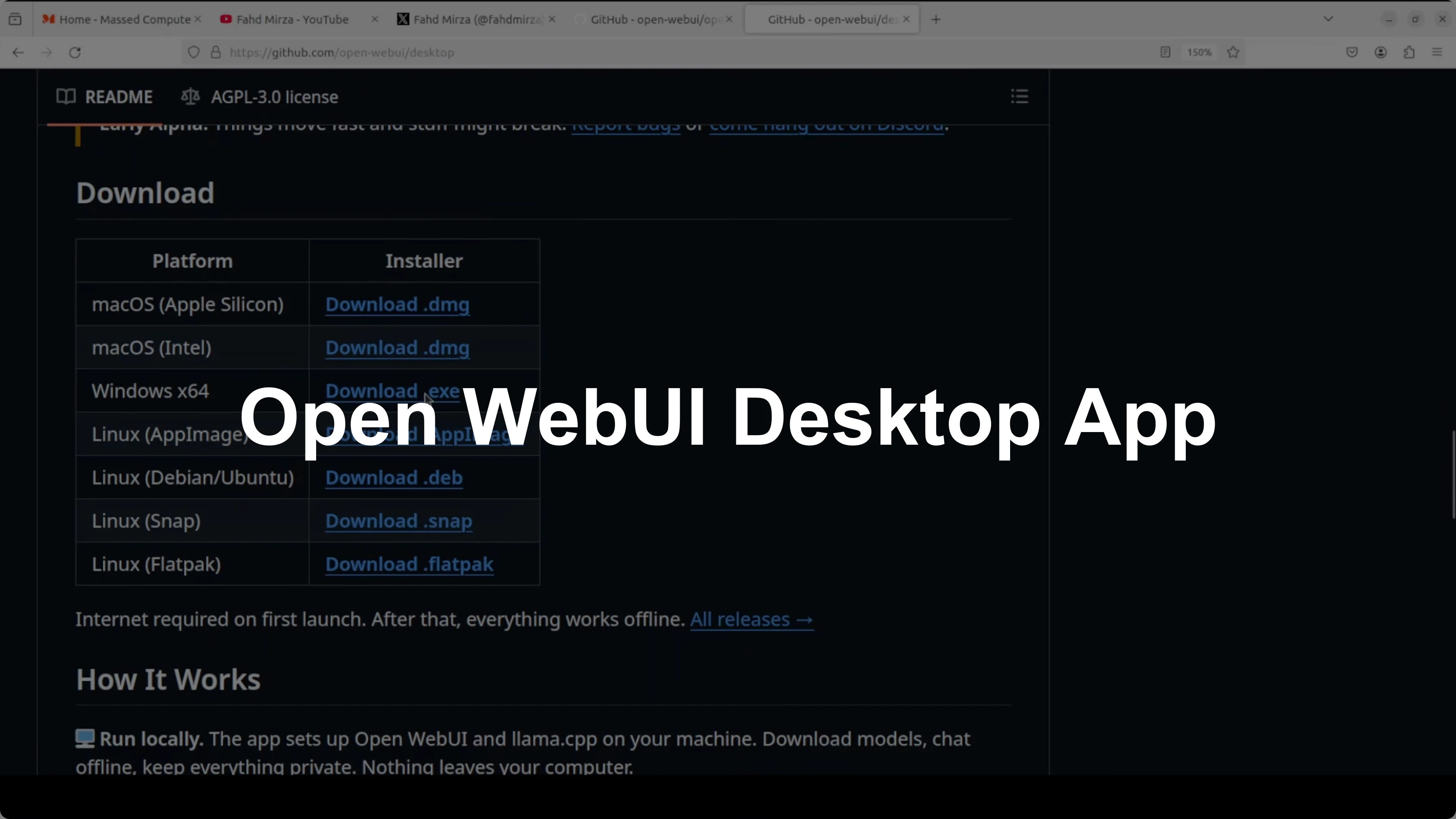How to Install Open WebUI Desktop App on Linux, Windows & Mac?