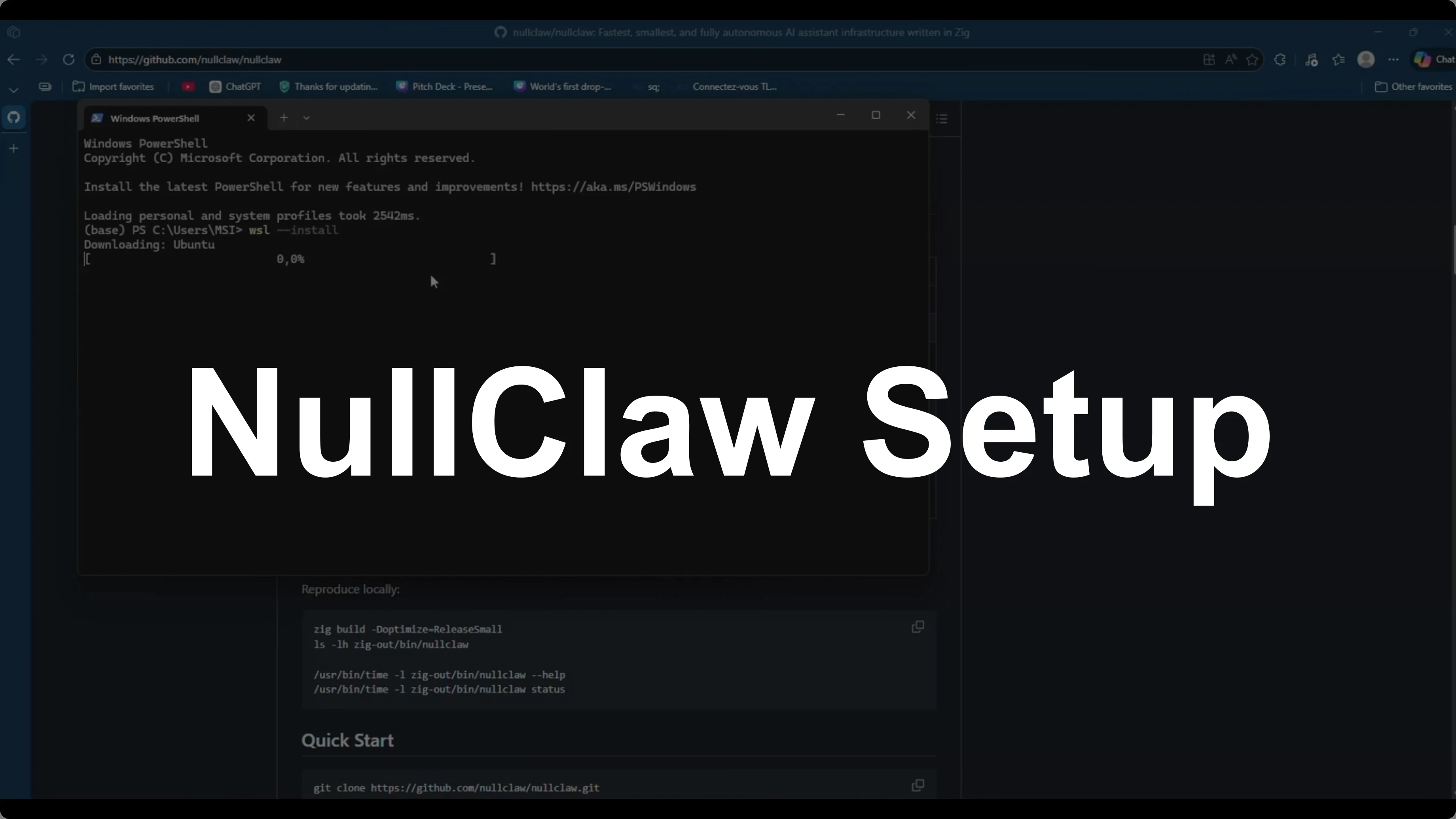 How to setup NullClaw in Easy Steps?