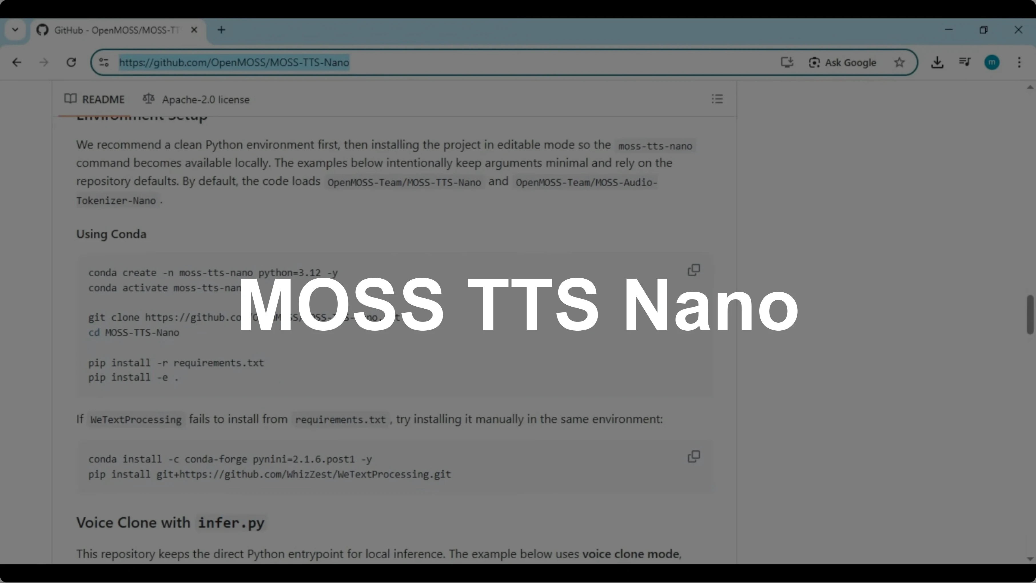 MOSS TTS Nano: How to Easily Install and Clone AI Voices?