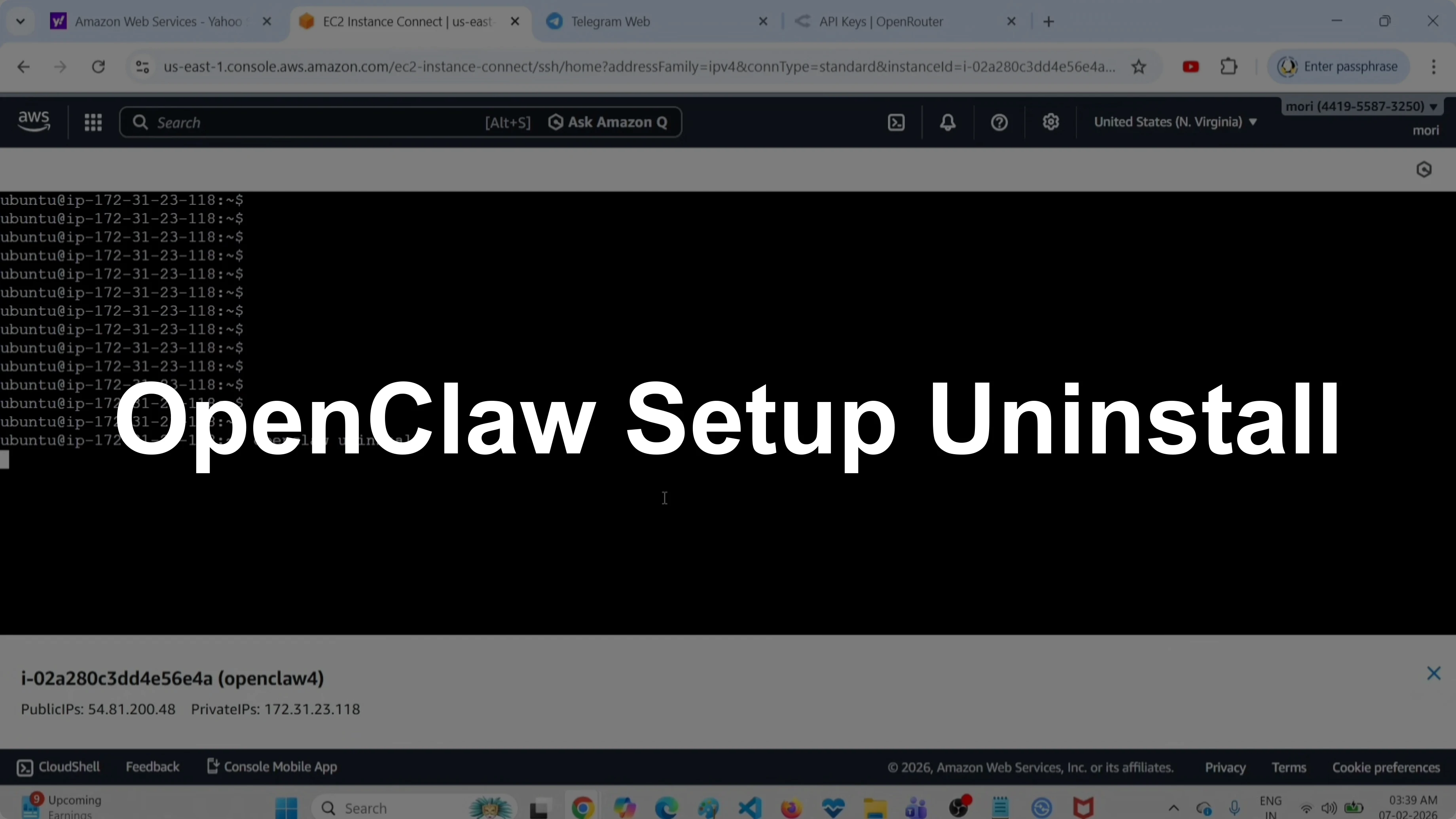 OpenClaw Setup and Uninstall Guide with OpenRouter API & Free Tools