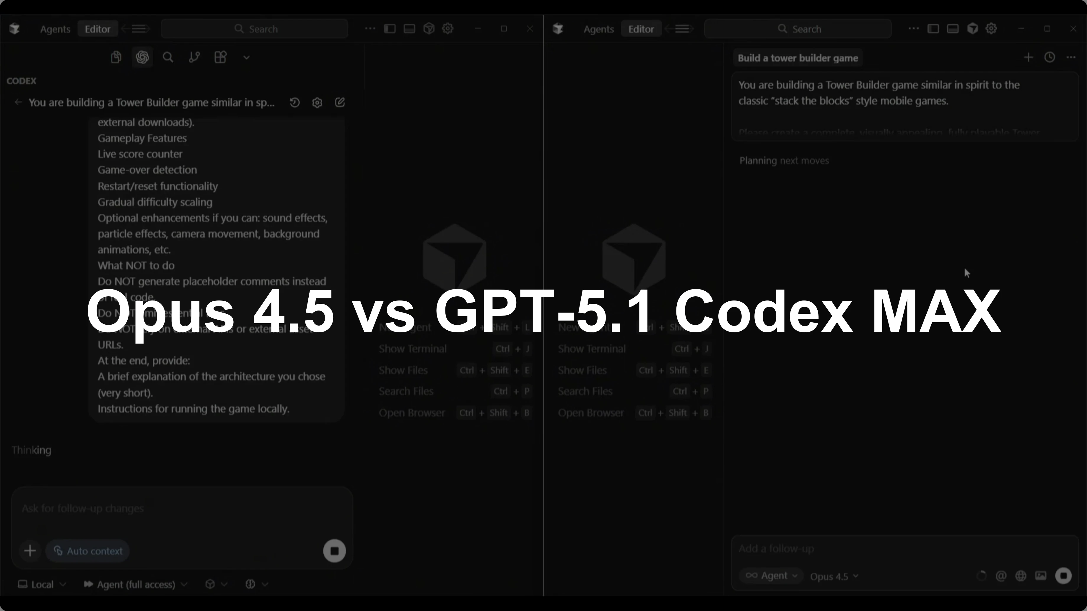 Opus 4.5 vs GPT-5.1 Codex MAX