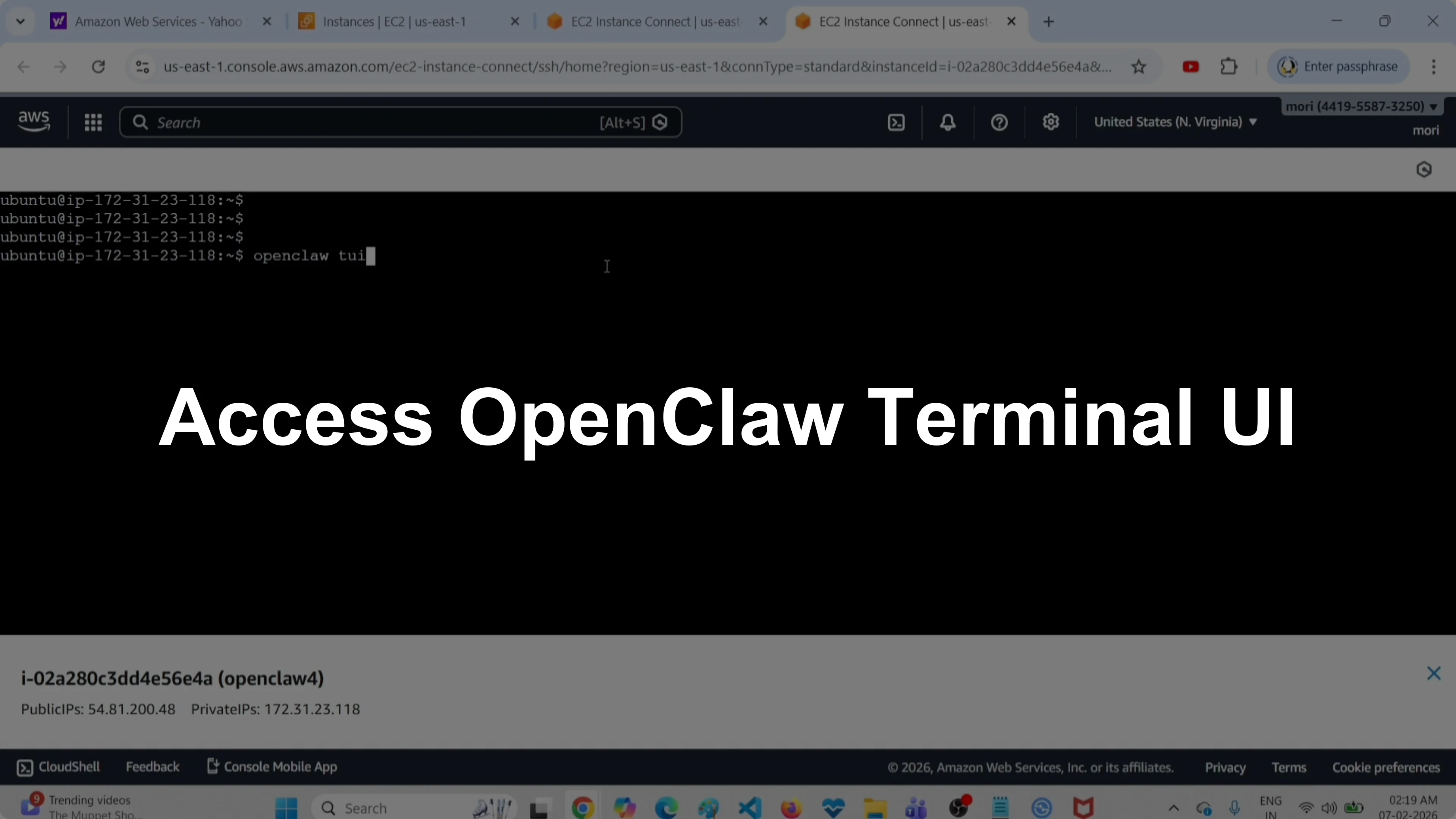 How to Access Terminal UI Instead of Web UI in OpenClaw
