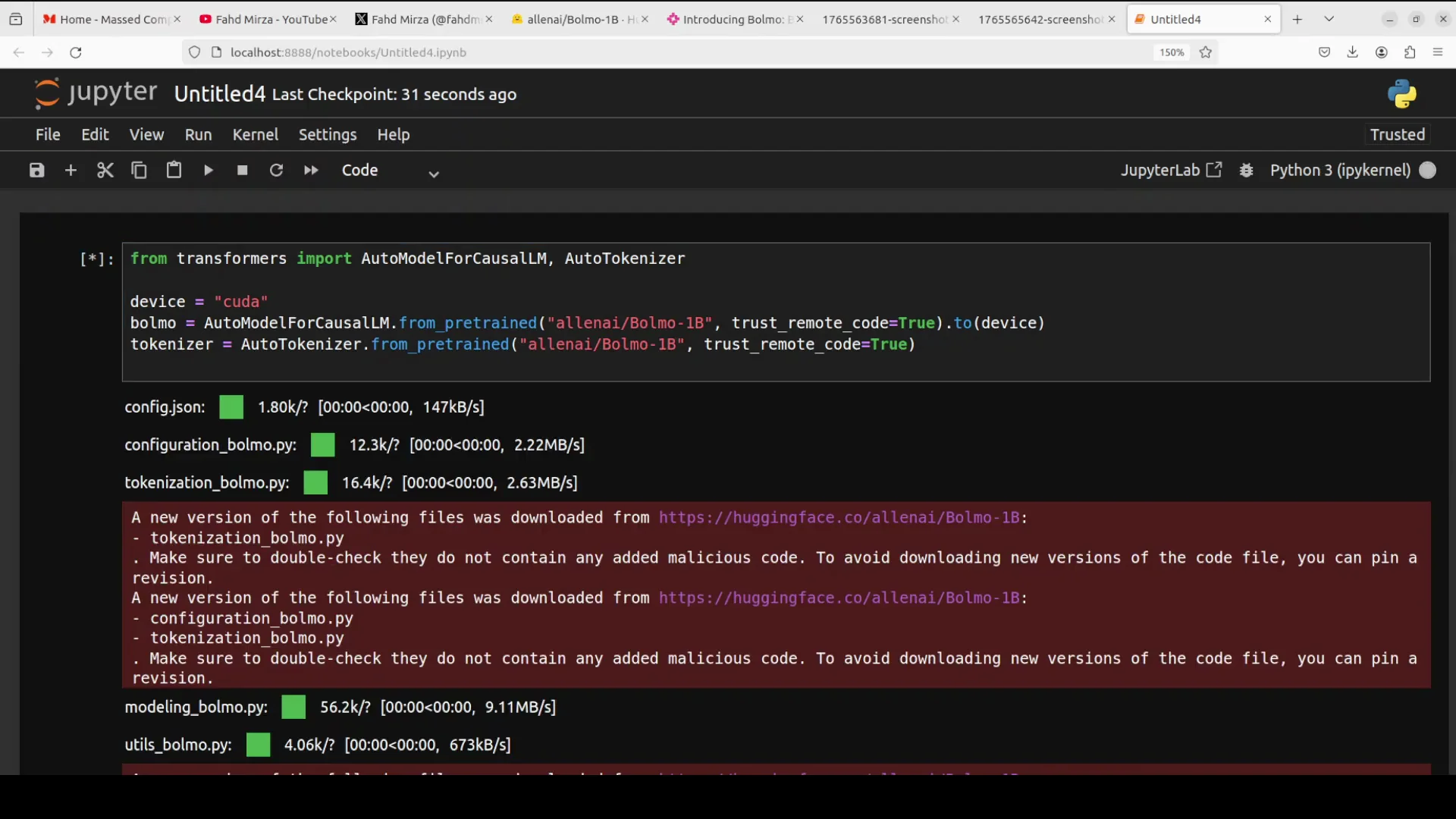 Bolmo 1B Byte‑Level LLM: Setup Tutorial + Hands‑On Demo screenshot 7