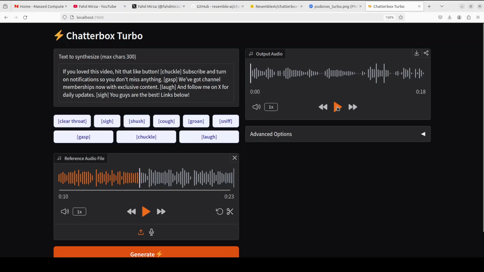 Set Up Chatterbox Turbo Locally: A Free ElevenLabs Alternative screenshot 8