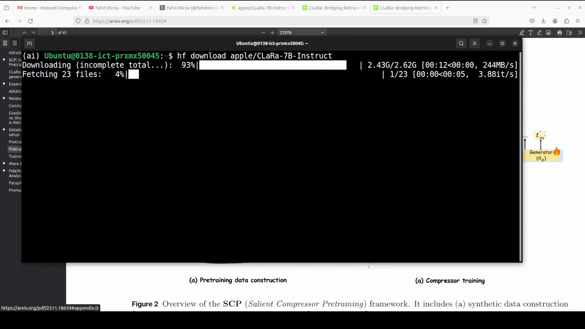 Hands-On with Apple CLaRa‑7B: Local RAG Setup and Demo screenshot 5