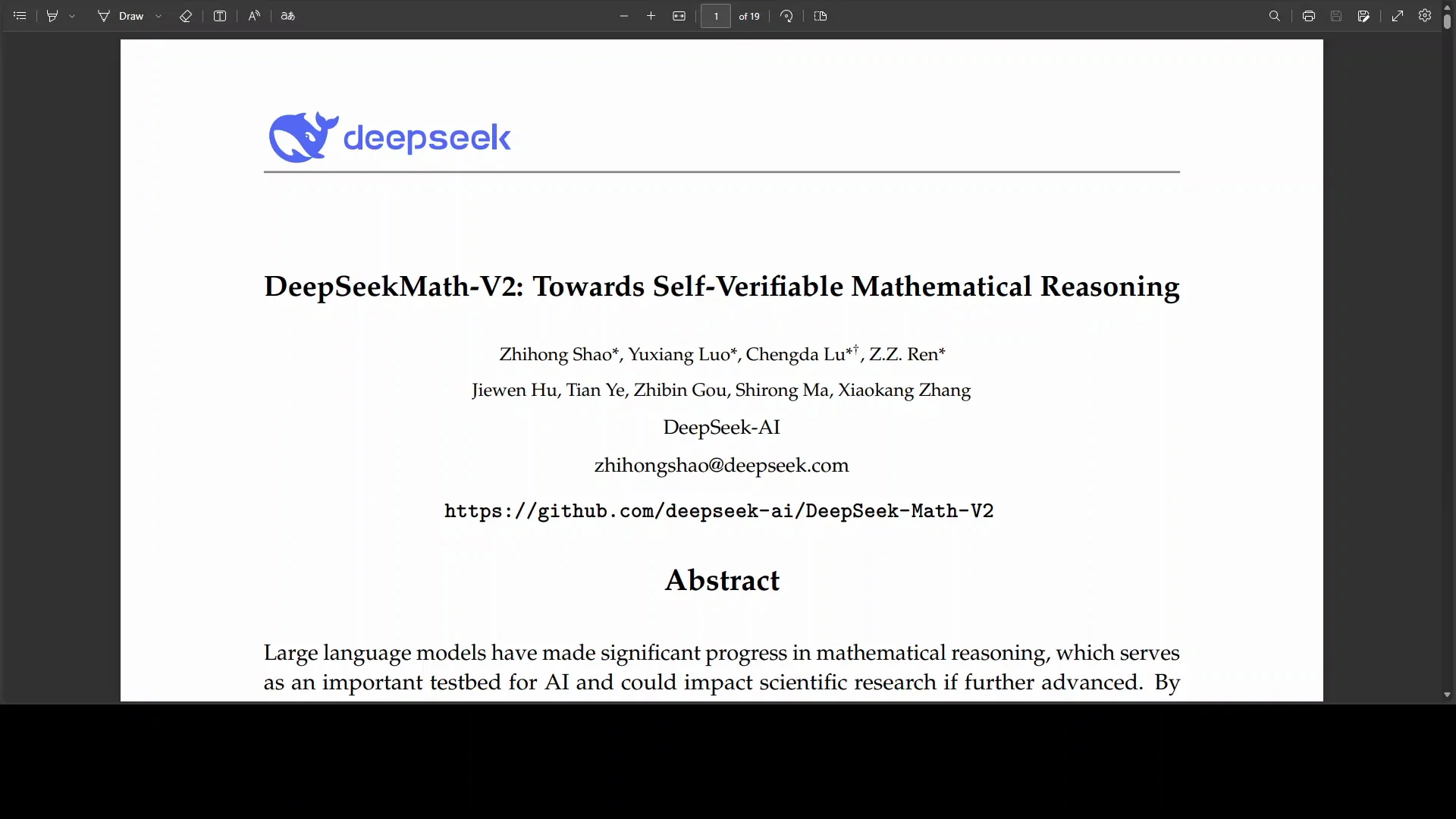 DeepSeekMath V2 Unveiled: A Whale-Sized Math Reasoner screenshot 5