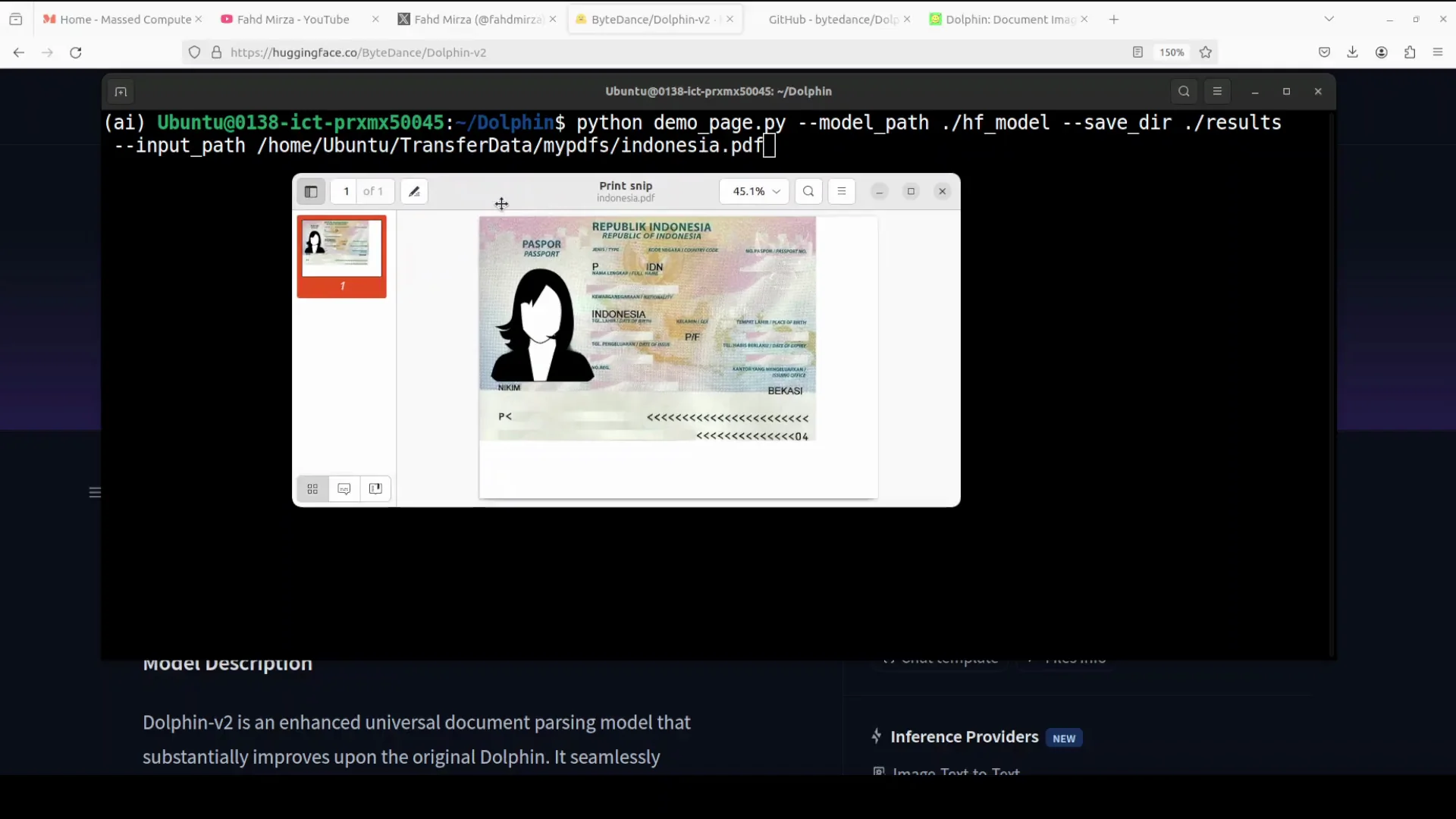 ByteDance Dolphin v2 Review: Universal Document Parser, Local Demo screenshot 7
