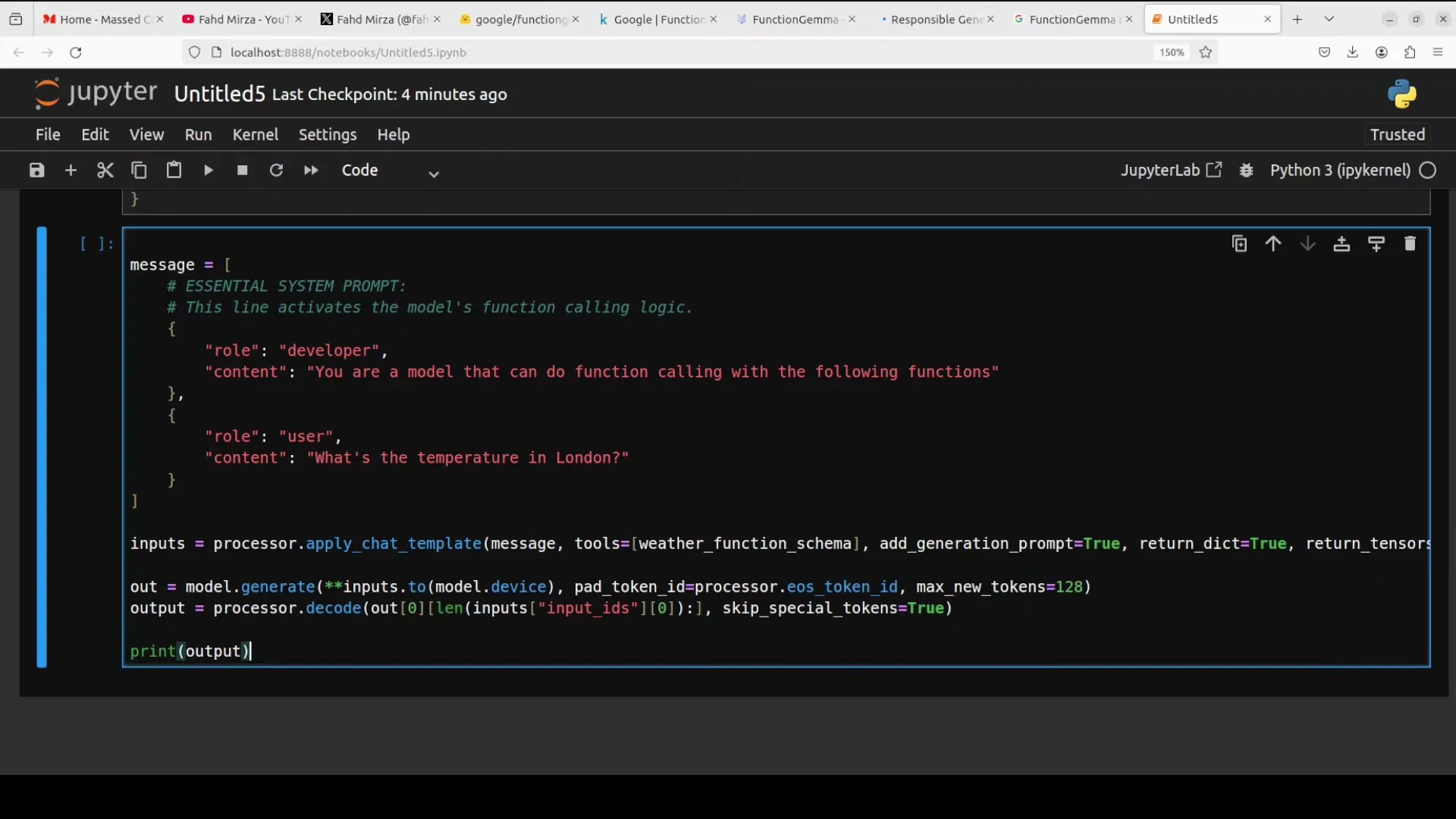 Google FunctionGemma: Tiny Function-Calling AI to Run Locally screenshot 6