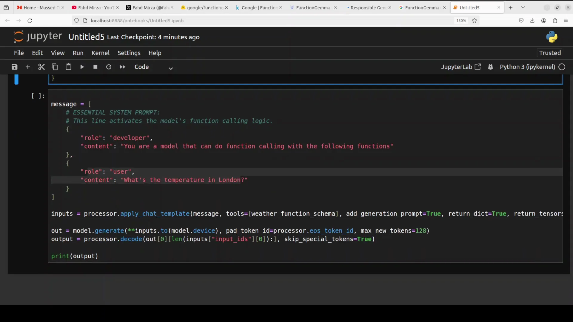 Google FunctionGemma: Tiny Function-Calling AI to Run Locally screenshot 7