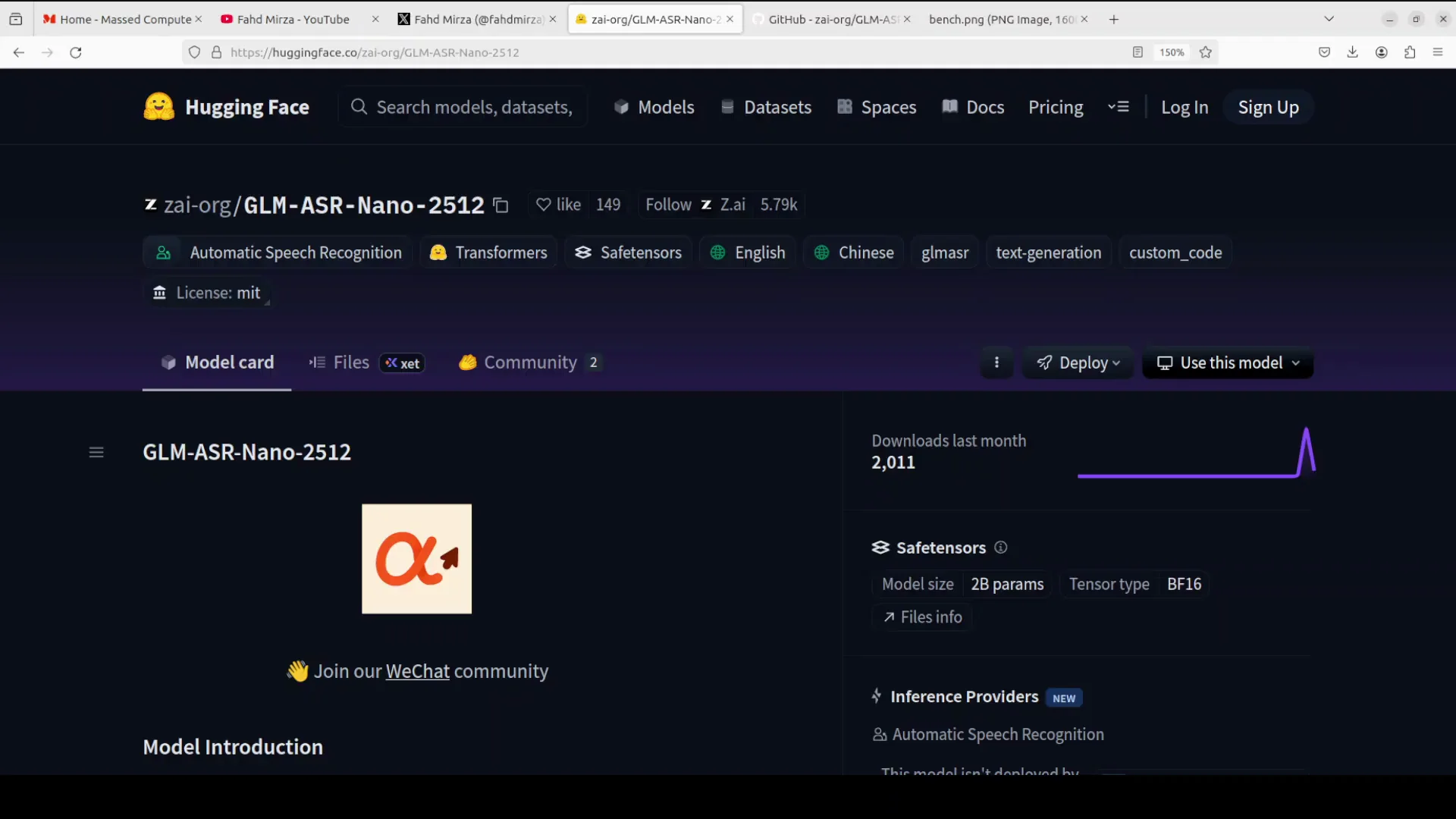 GLM 1.5B Speech-to-Text: Install Locally + Benchmarks screenshot 3