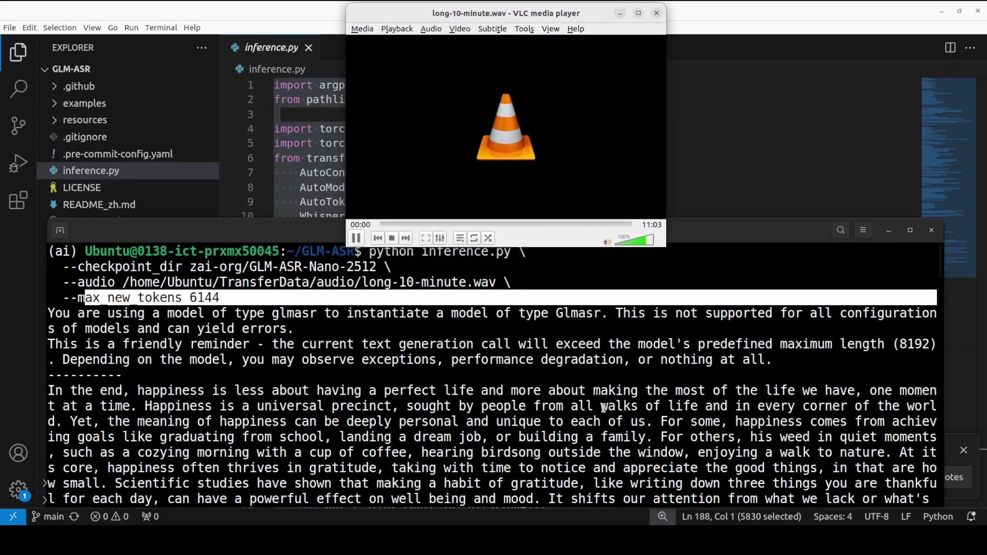 GLM 1.5B Speech-to-Text: Install Locally + Benchmarks screenshot 8