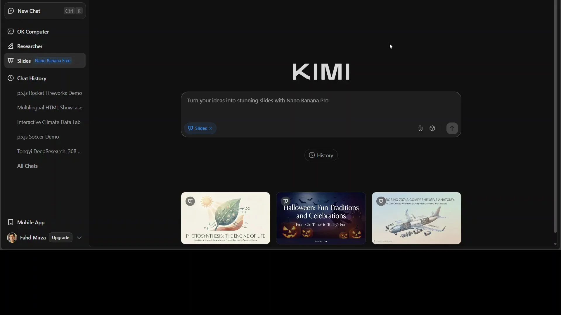 Create AI Pitch Decks Free with Kimi K2 + Google Nano Banana Pro screenshot 1