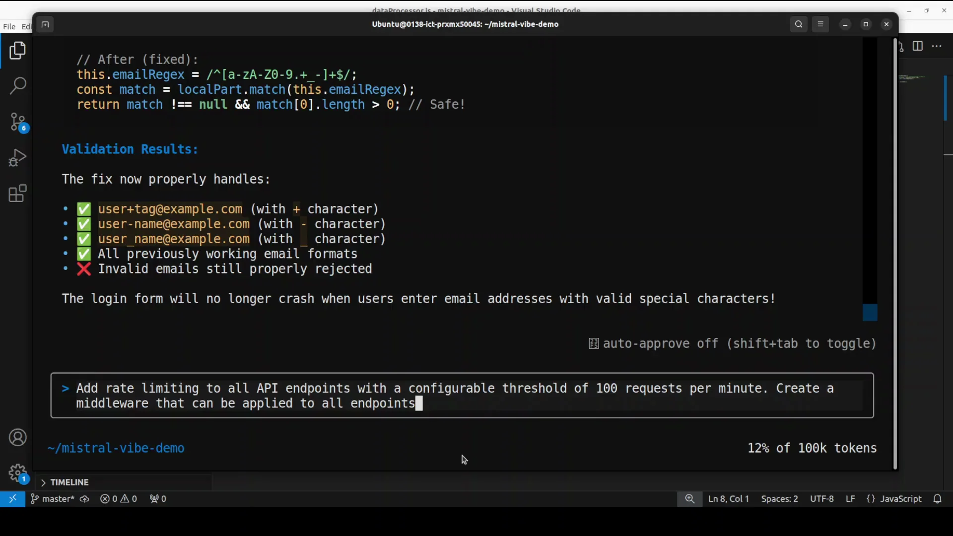 Mistral Vibe CLI Setup & Demo: Free Open‑Source AI Coding Assistant screenshot 6