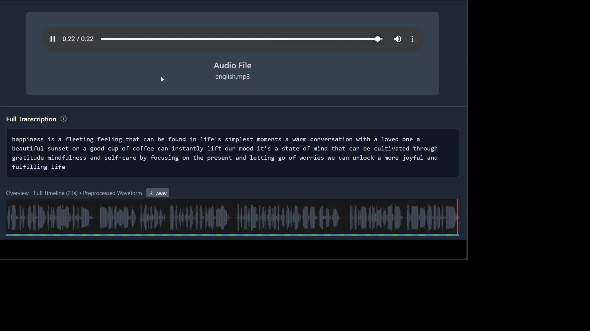 Install Meta OmniASR-LLM 7B on CPU: Local ASR for 1,600 Languages screenshot 4