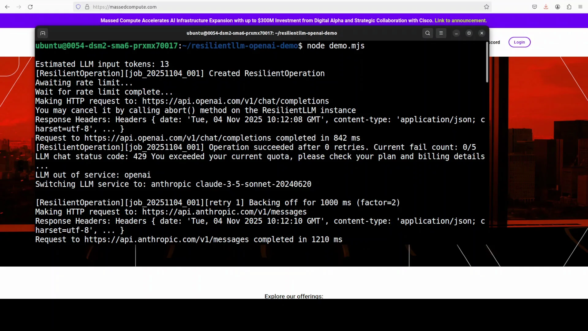 Make LLM Apps Production-Ready with a Resilient Integration Layer screenshot 7
