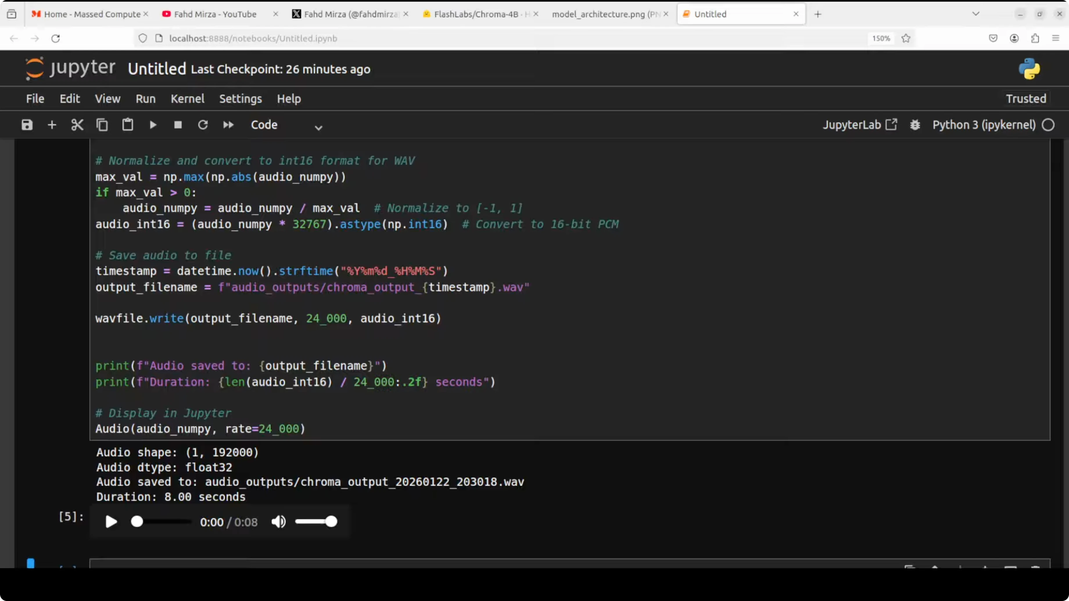 Screenshot from Chroma 4B: Exploring End-to-End Virtual Human Dialogue Models at 440s