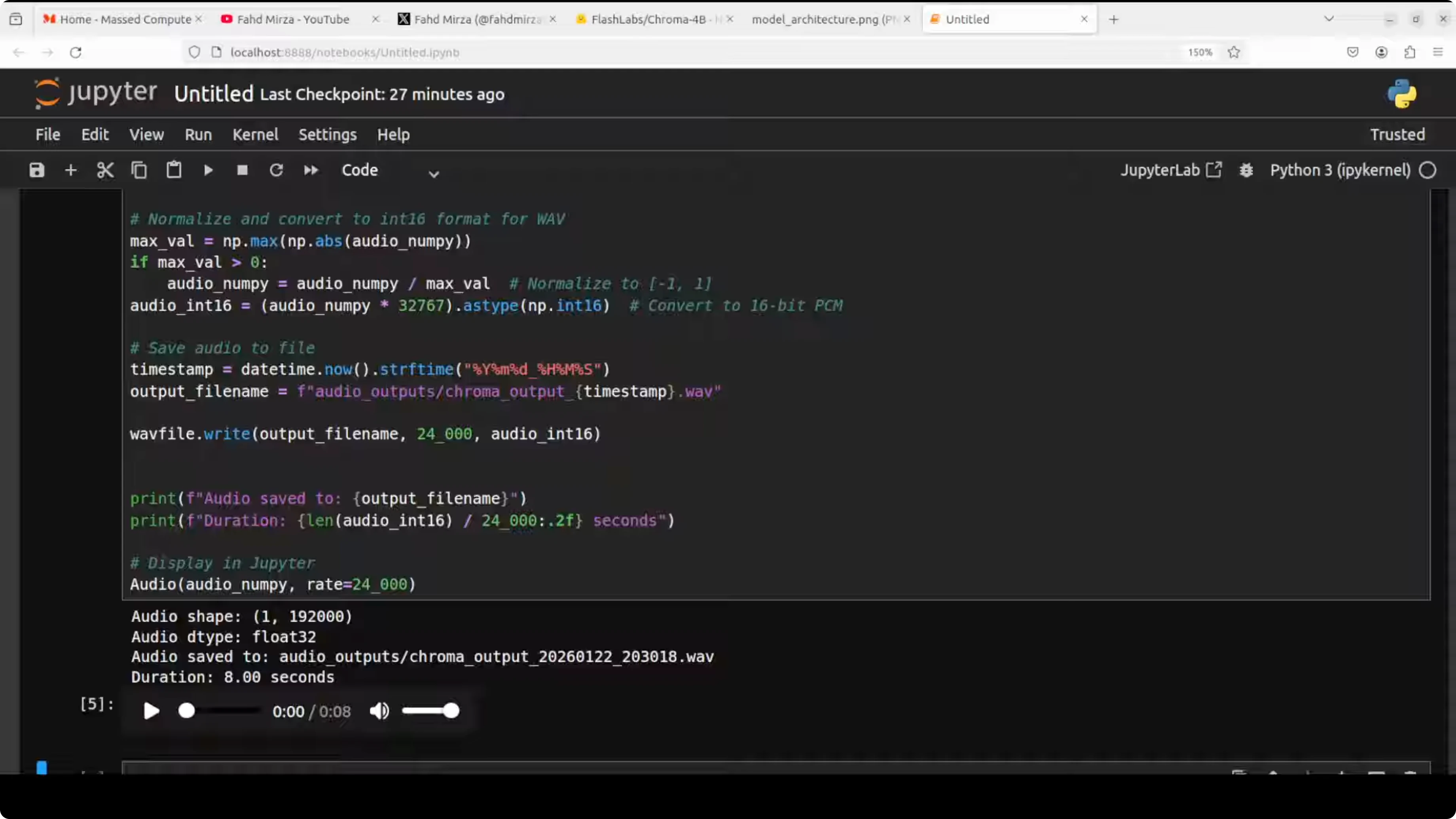 Screenshot from Chroma 4B: Exploring End-to-End Virtual Human Dialogue Models at 479s