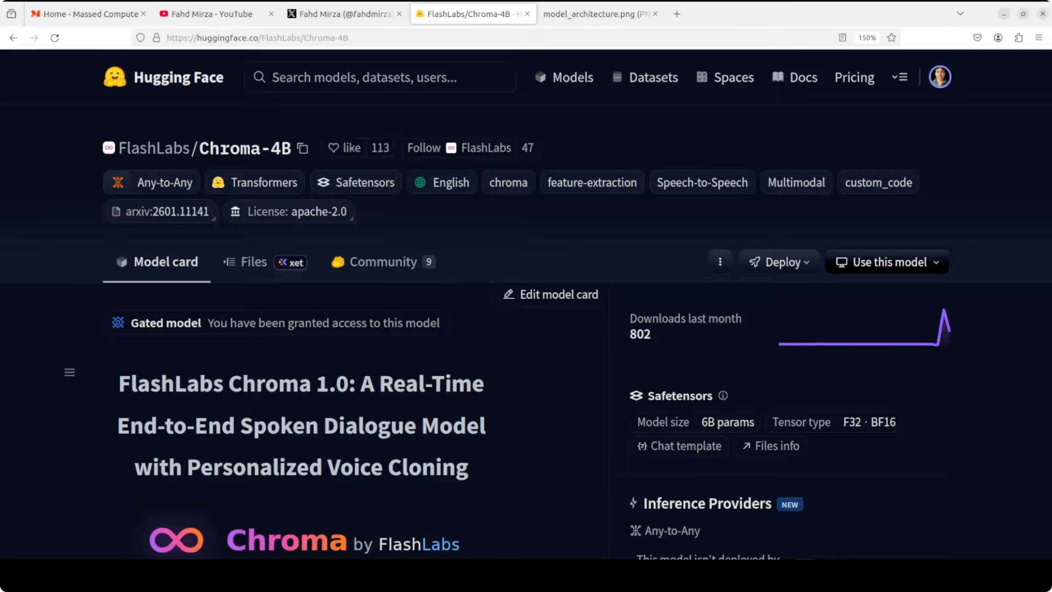 Screenshot from Chroma 4B: Exploring End-to-End Virtual Human Dialogue Models at 57s