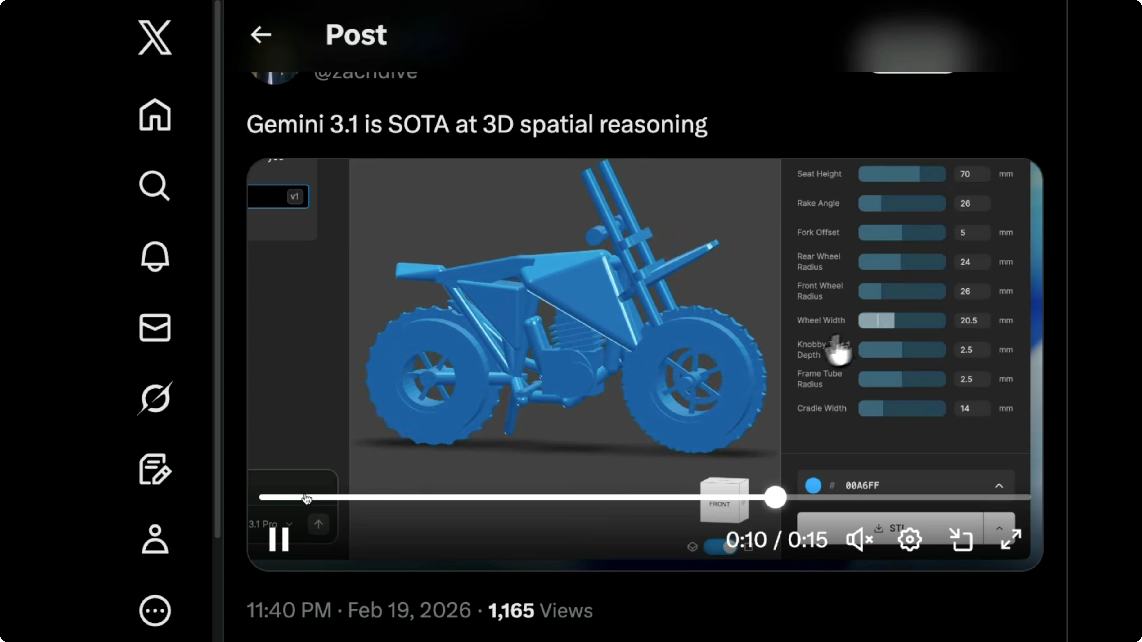 Screenshot from What Makes Gemini 3.1 Pro Stand Out in Live Demos? at 130s