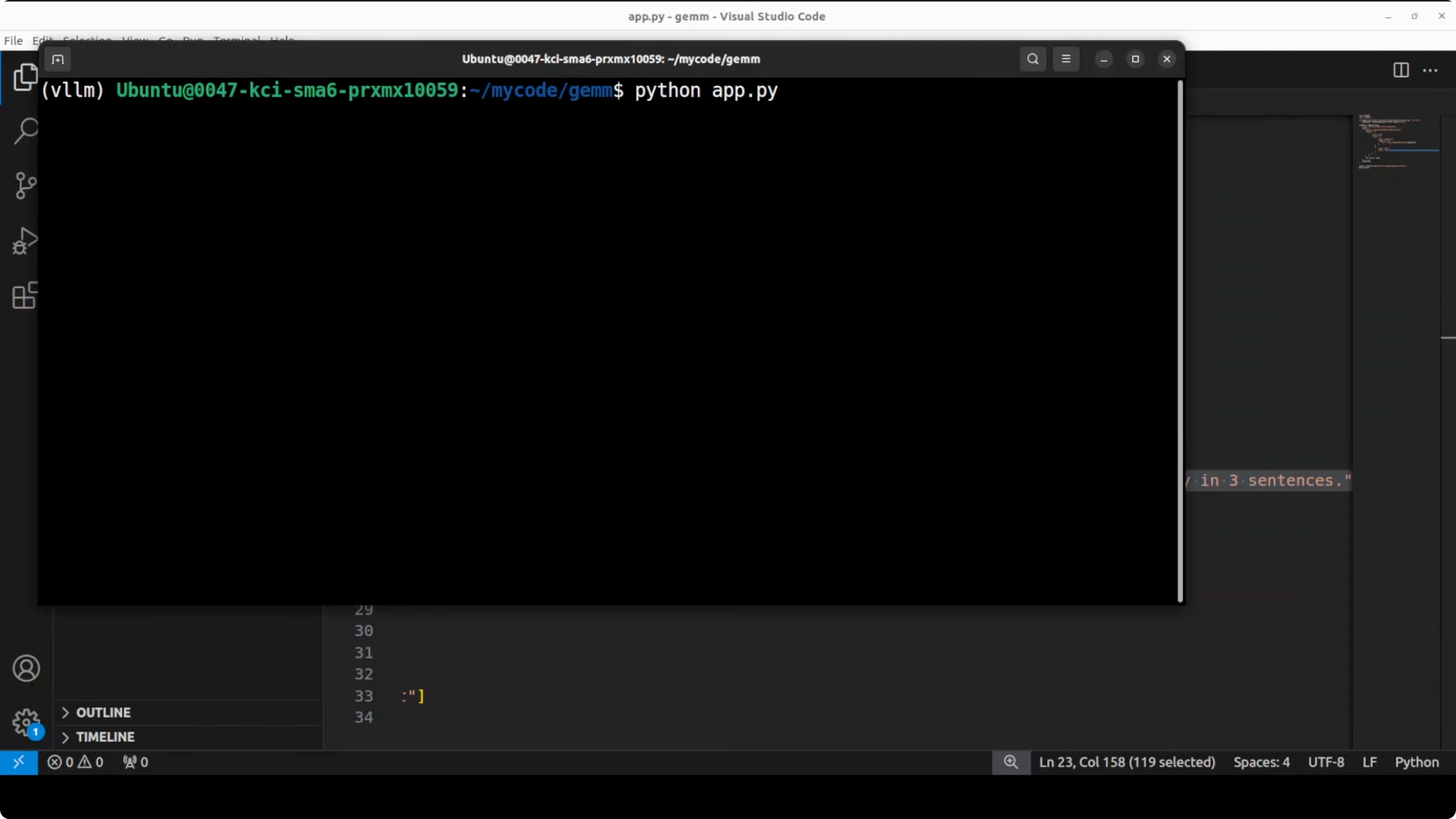 Screenshot from Gemma 4 E2B, Hermes Agent, and vLLM: Free Local Multimodal AI at 703s