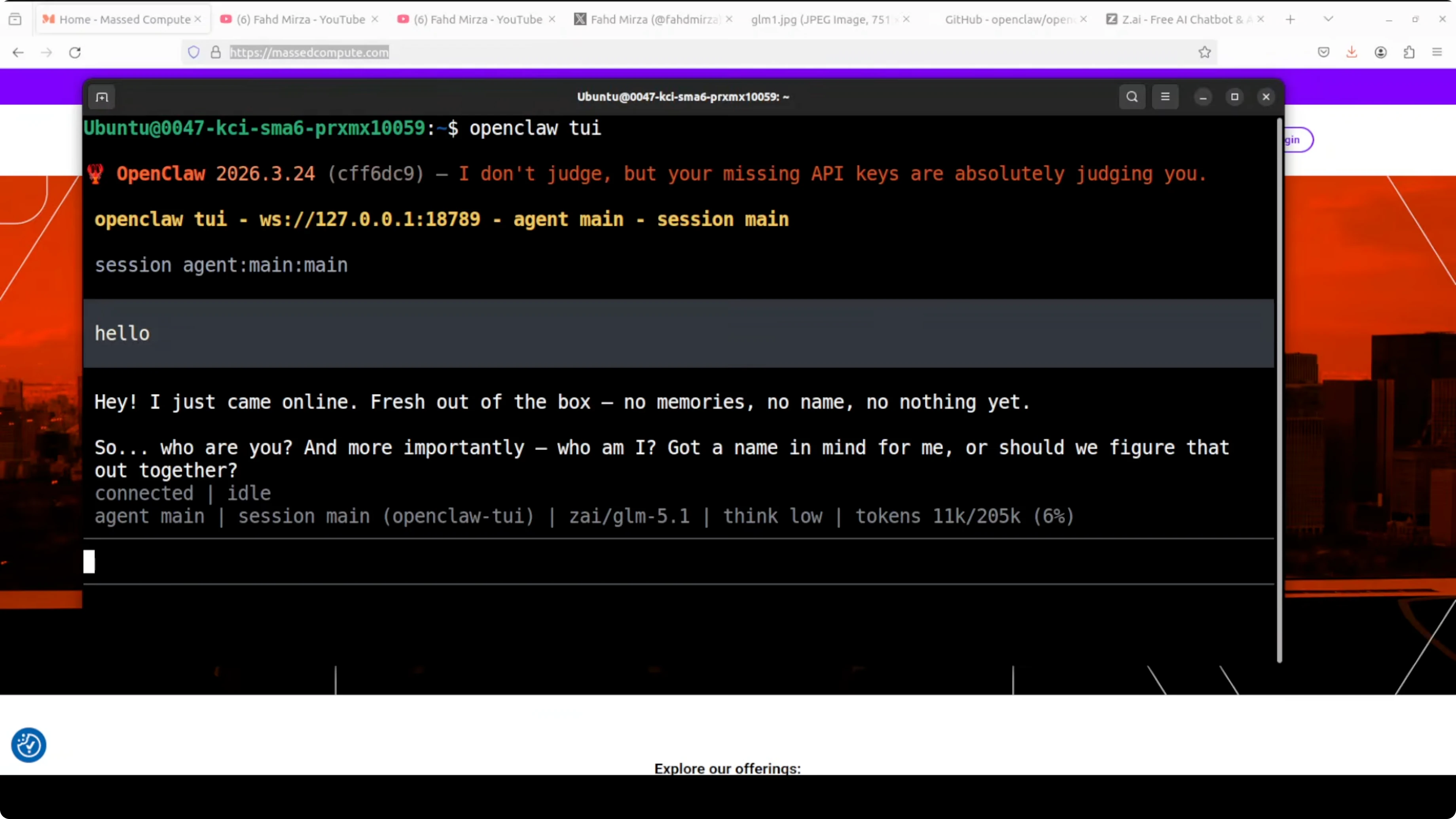 Screenshot from GLM 5.1 with OpenClaw: Complete Setup and Testing Guide at 343s