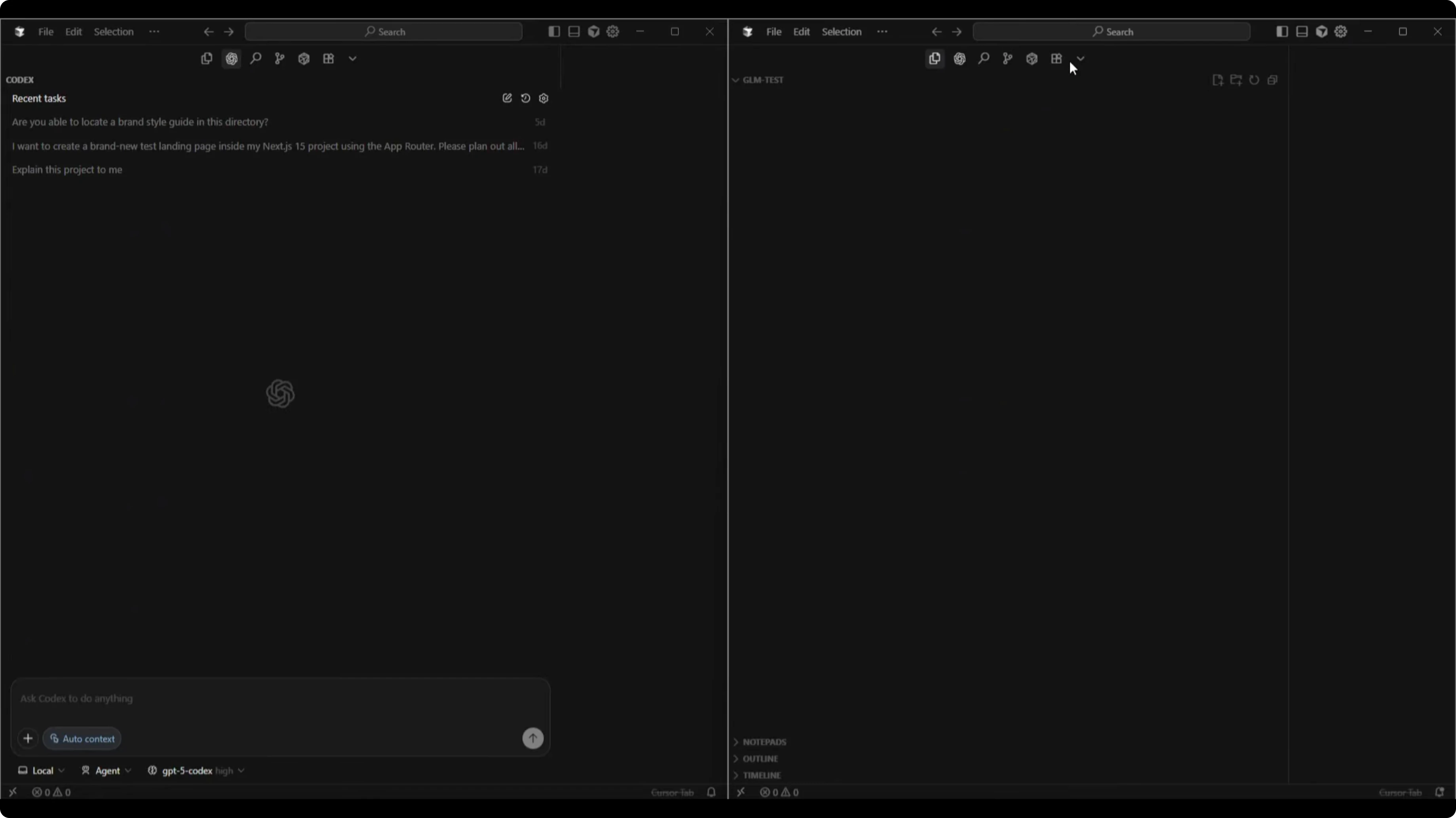 Screenshot from GPT-5 Codex vs GLM-4.6: Insights from 3 Coding Tests at 28s