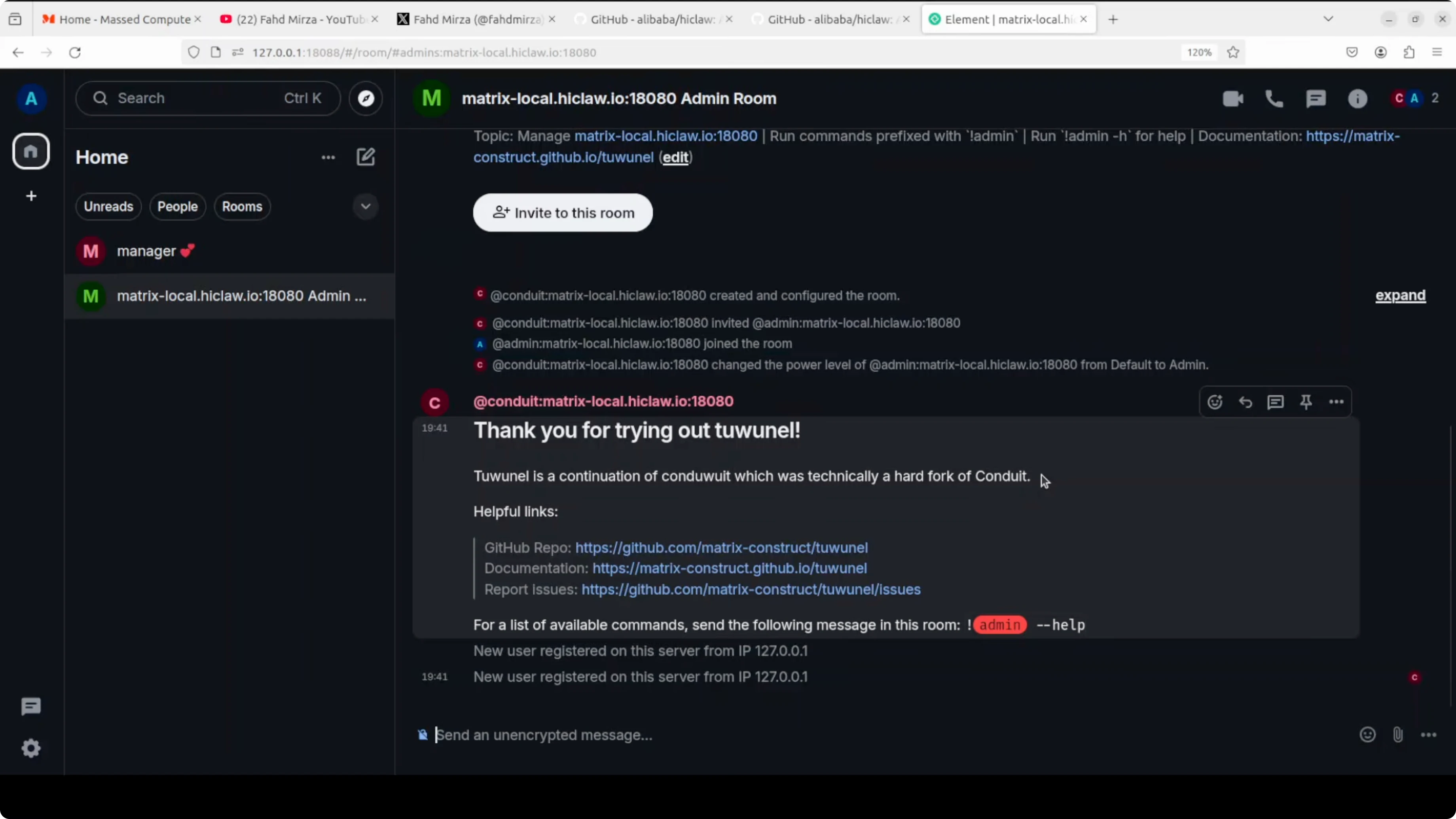 Screenshot from How to Run a Multi-Agent AI Team Locally with HiClaw and Ollama? at 449s
