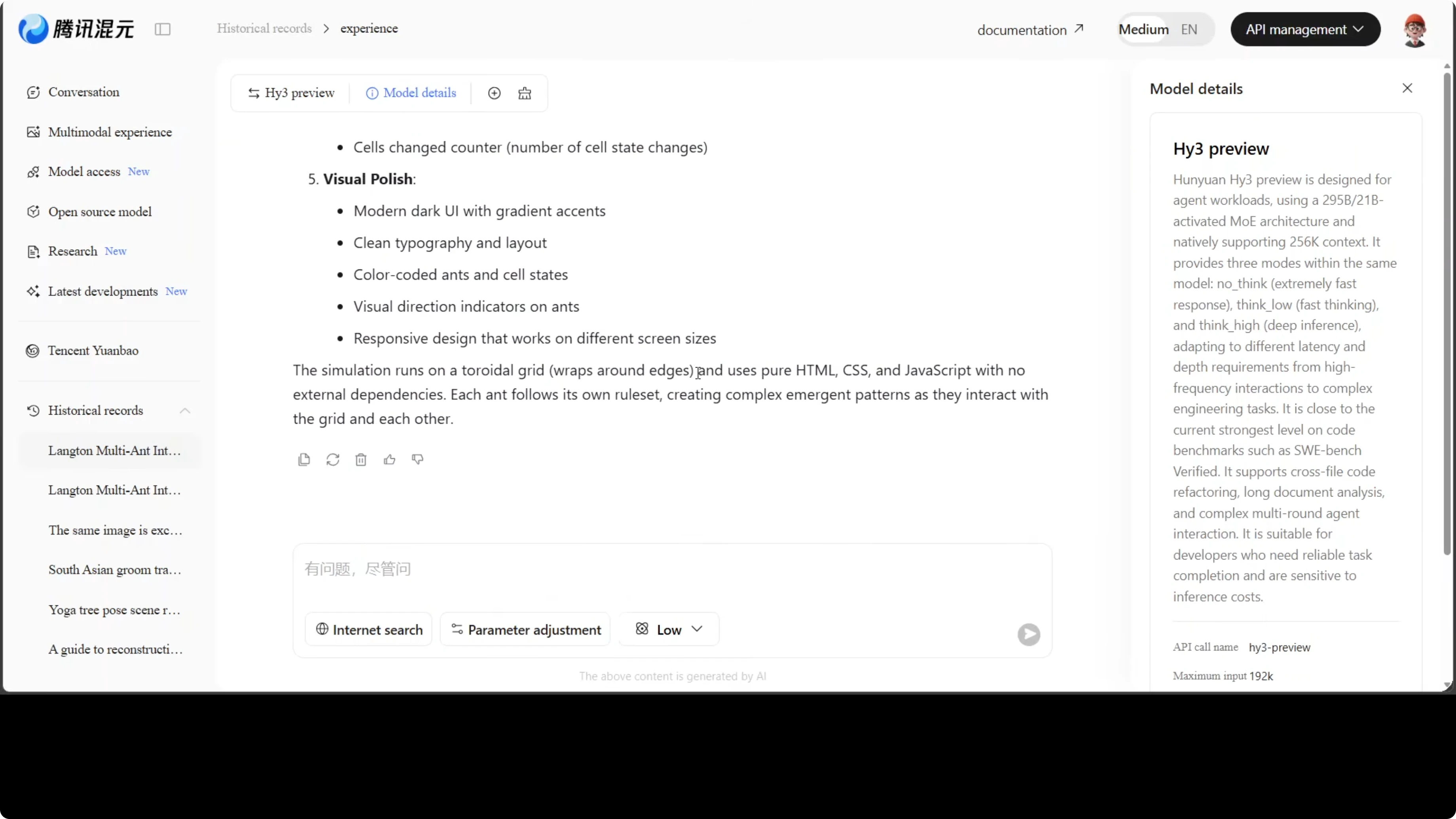 Screenshot from Hy3 Preview: Inside Tencent’s Most Powerful AI Model Yet at 221s