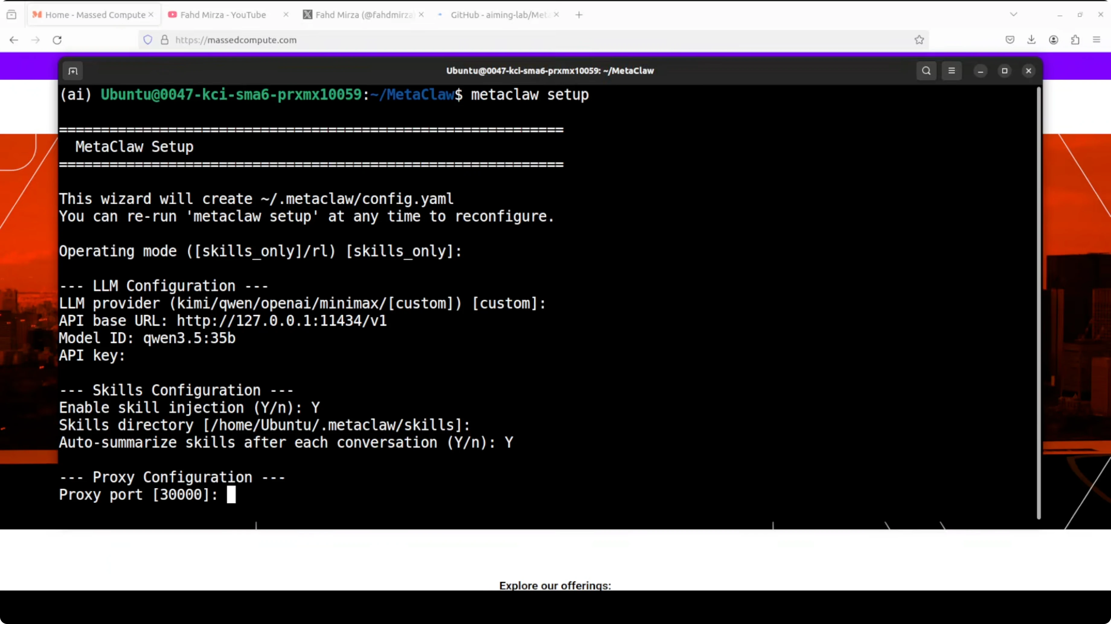 Screenshot from How MetaClaw and Ollama Make OpenClaw Smarter? at 303s