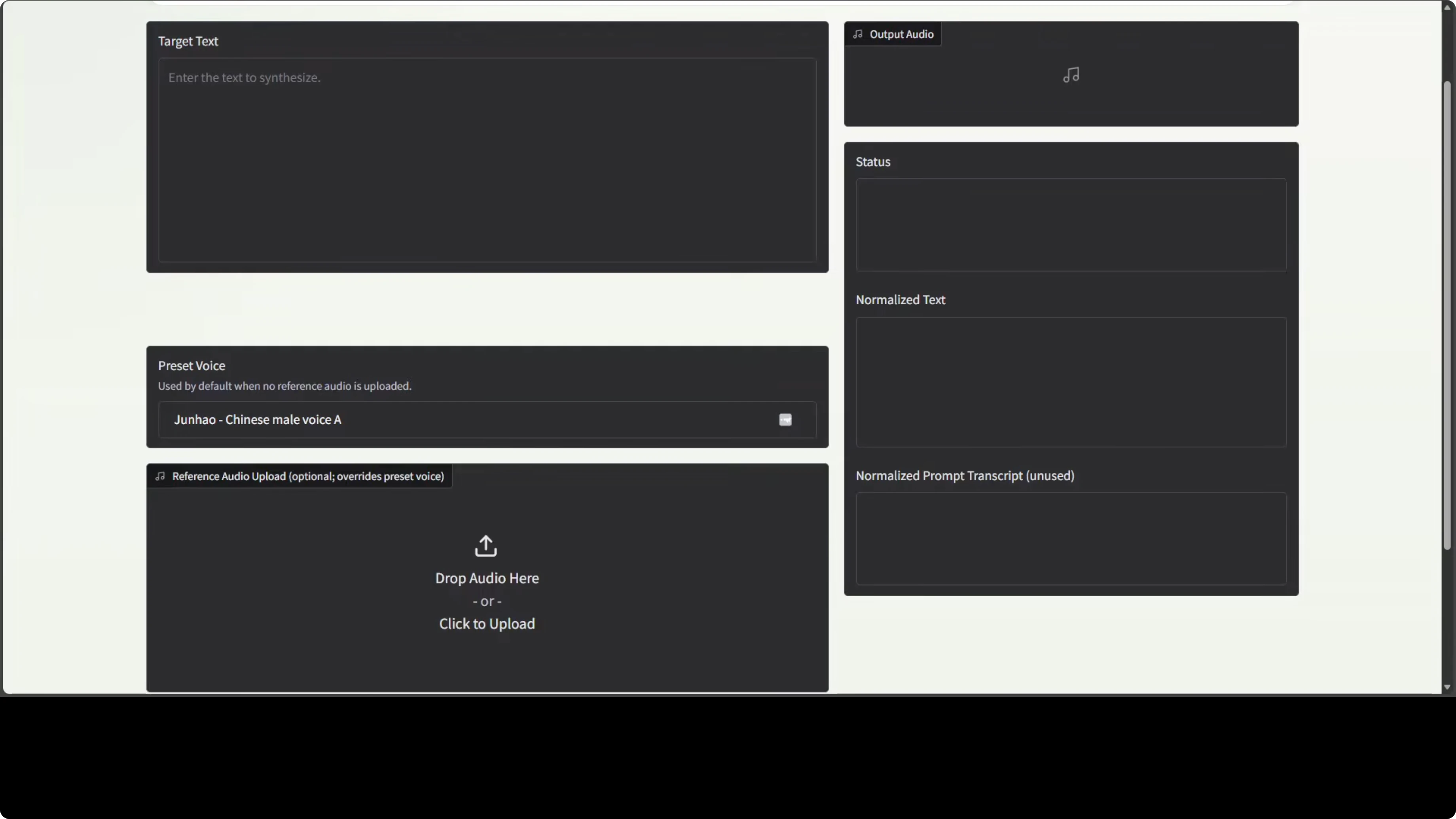 Screenshot from MOSS-TTS-Nano: Powerful Multilingual TTS at 100s