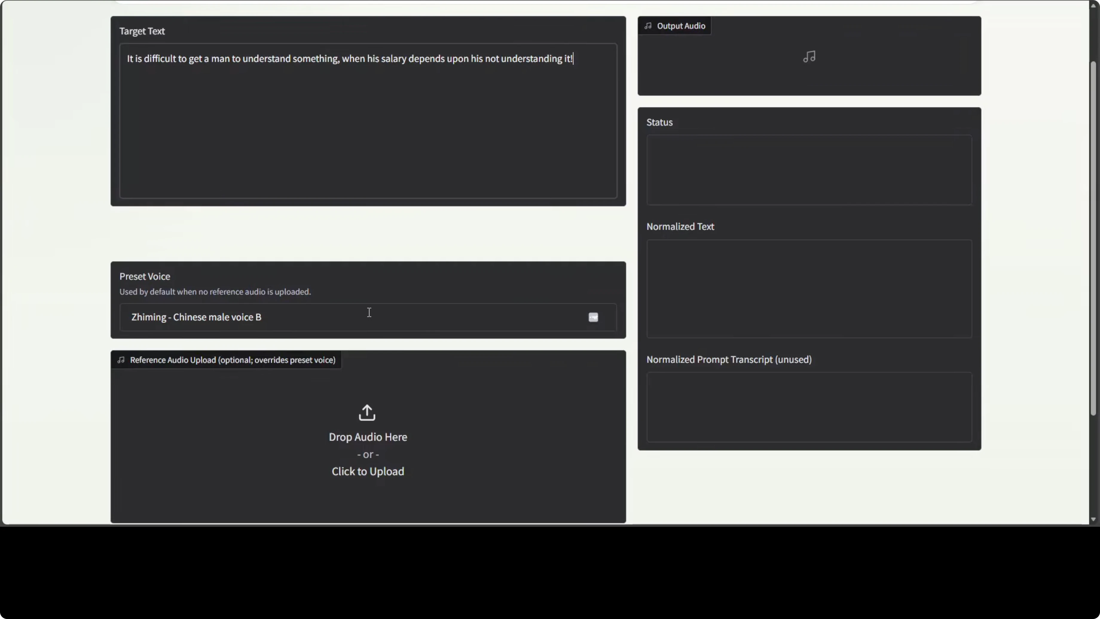 Screenshot from MOSS-TTS-Nano: Powerful Multilingual TTS at 109s