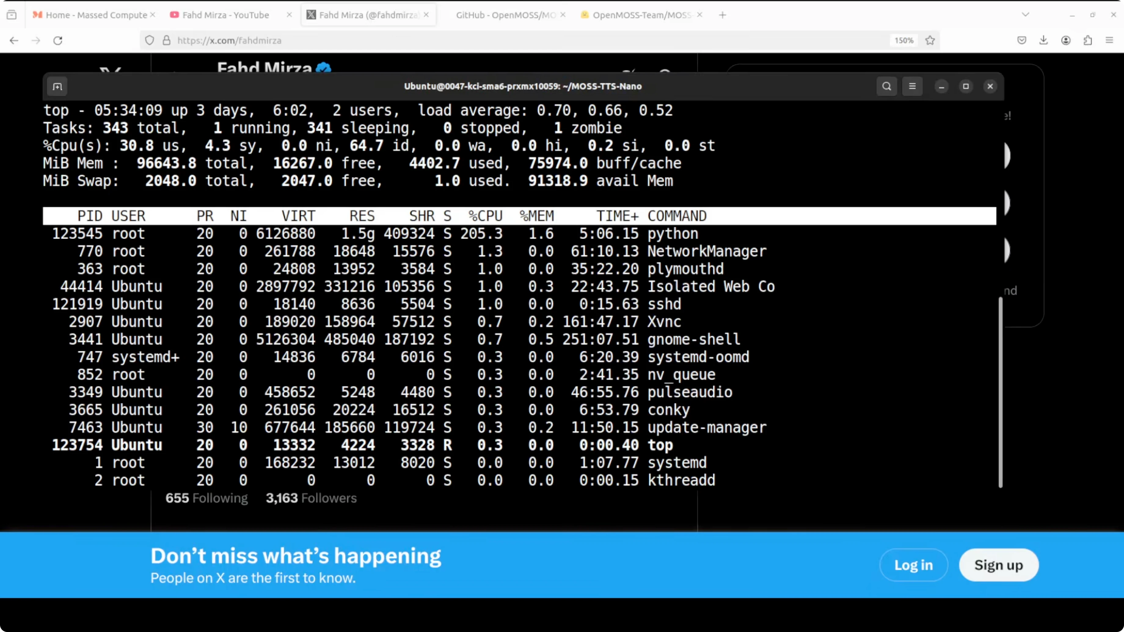 Screenshot from MOSS-TTS-Nano: Powerful Multilingual TTS at 269s