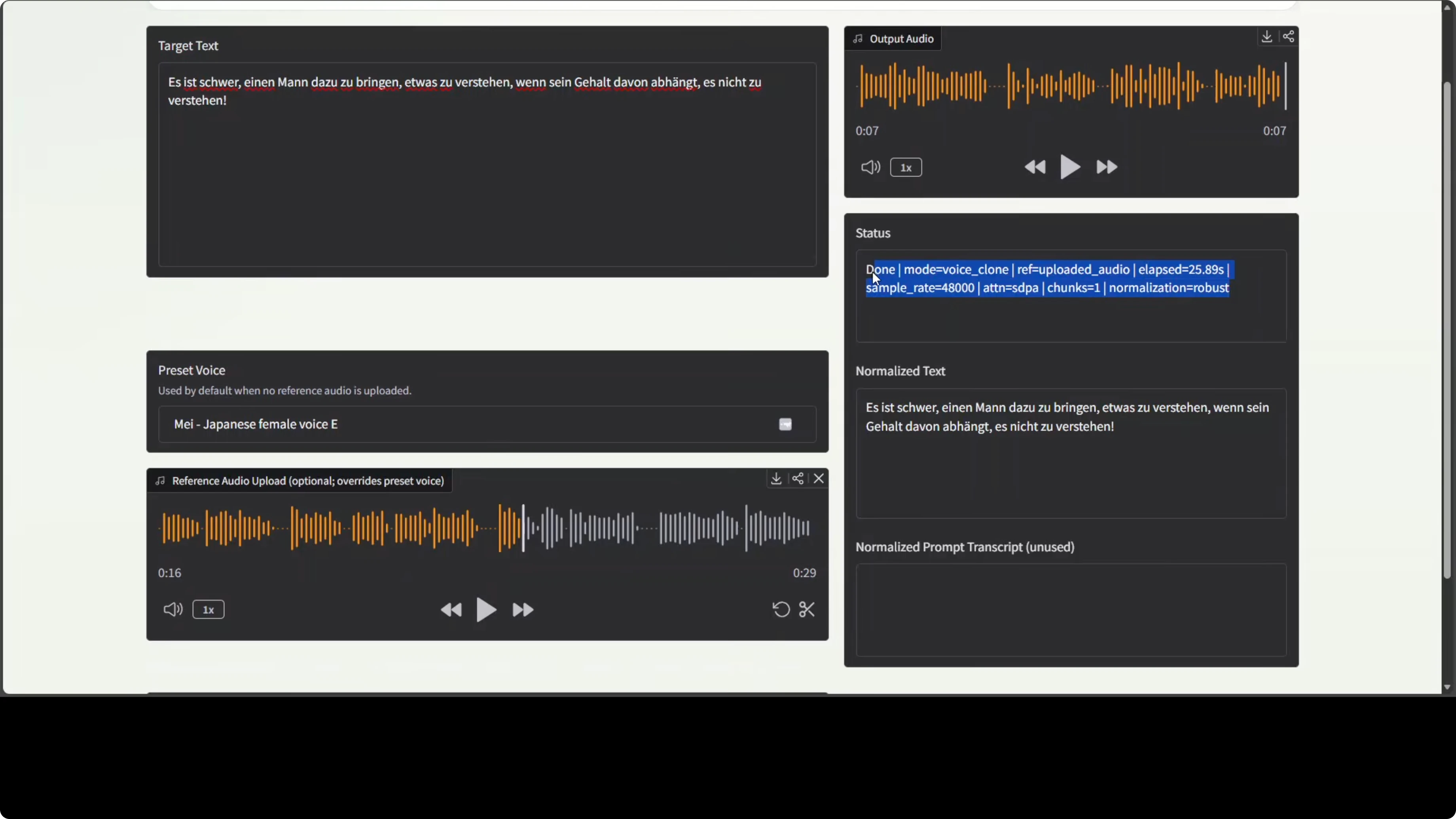 Screenshot from MOSS-TTS-Nano: Powerful Multilingual TTS at 443s