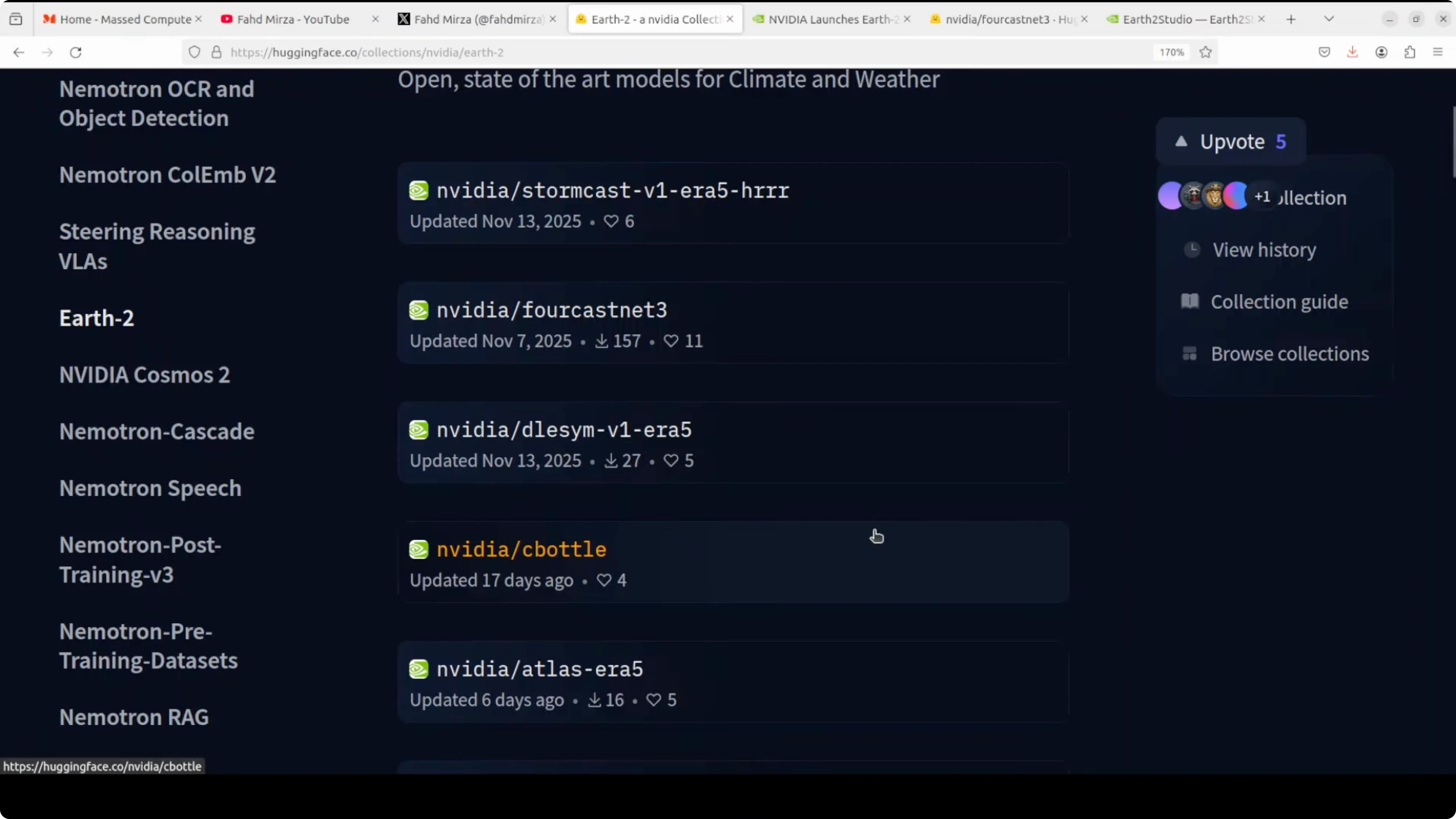 Screenshot from How NVIDIA’s Earth-2 Lets You Run AI Weather Forecasts Locally at 43s