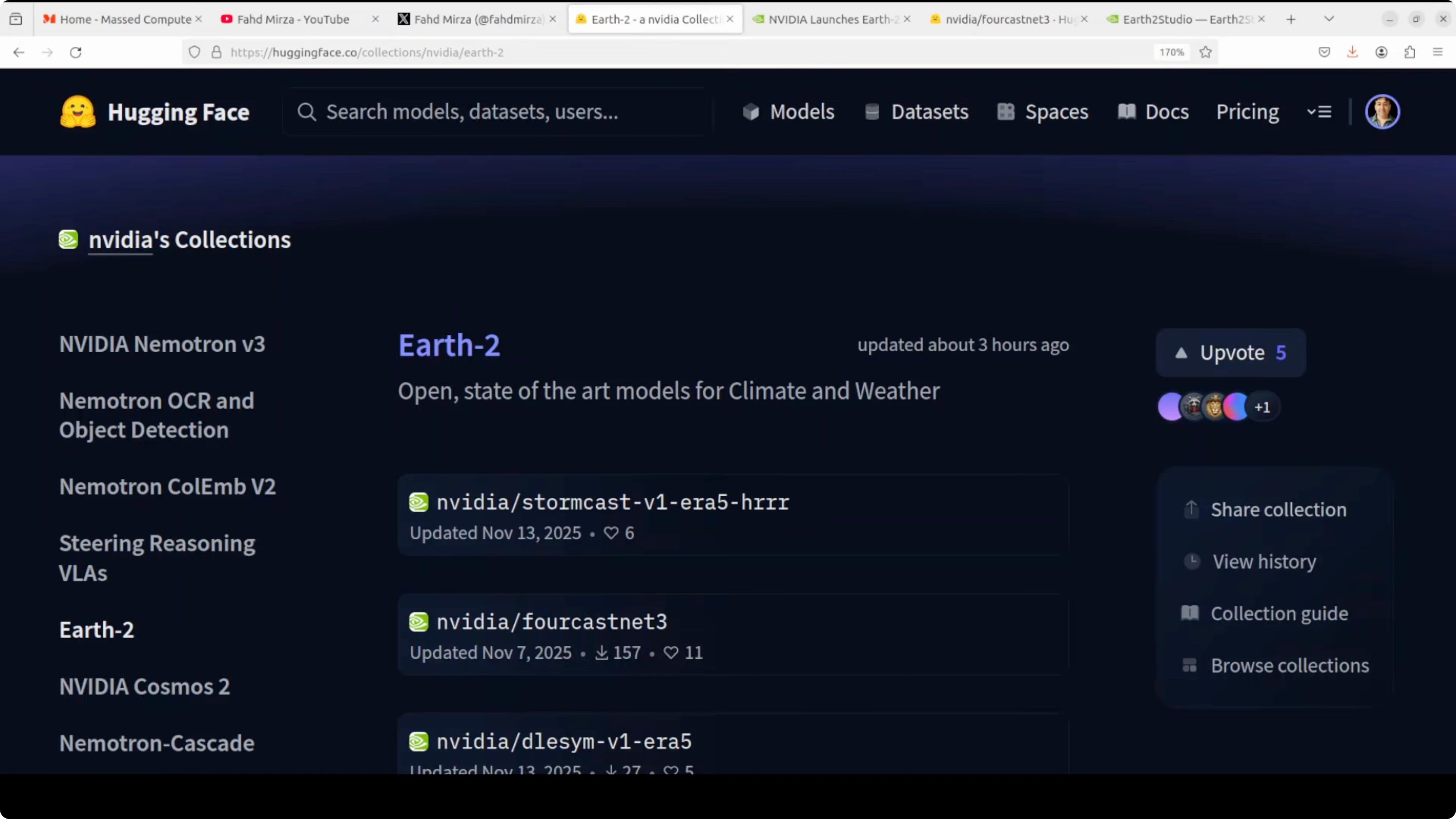 Screenshot from How NVIDIA’s Earth-2 Lets You Run AI Weather Forecasts Locally at 437s