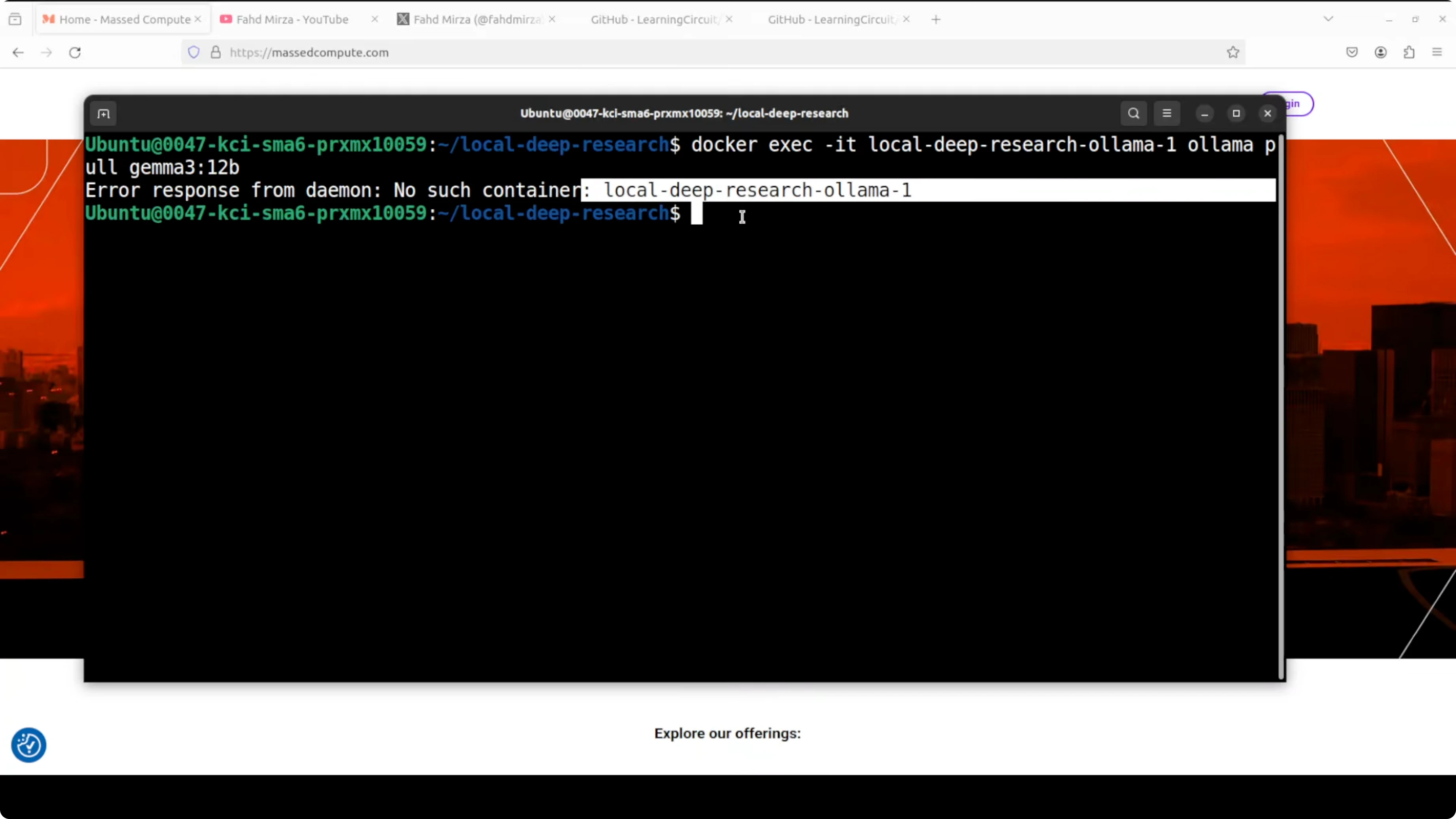 Screenshot from Ollama: Your Free Local AI Research Assistant at 258s