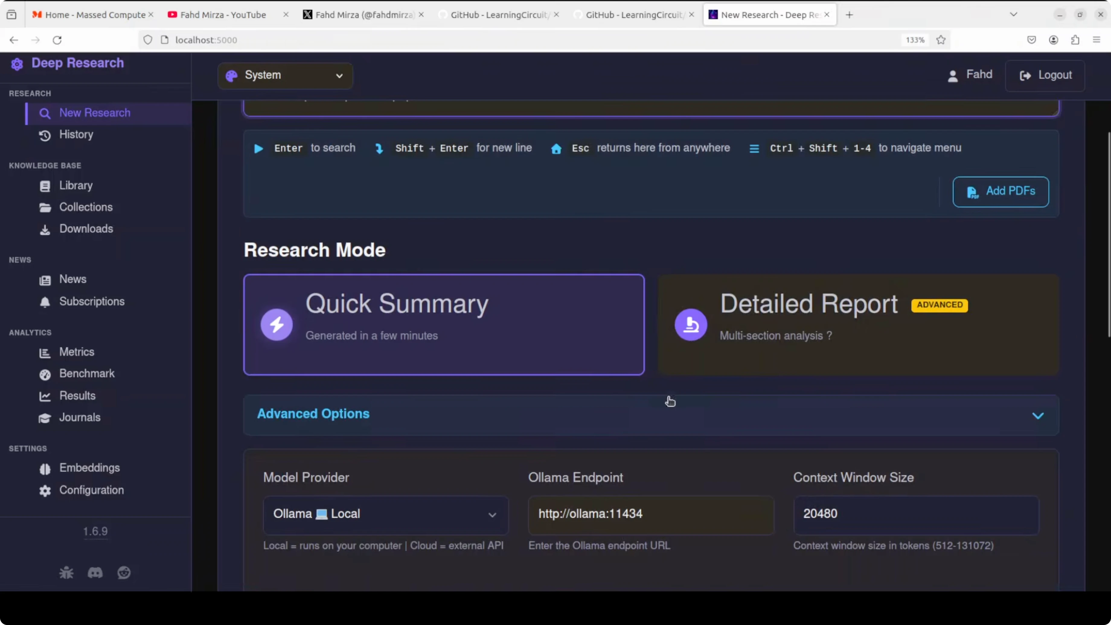 Screenshot from Ollama: Your Free Local AI Research Assistant at 393s