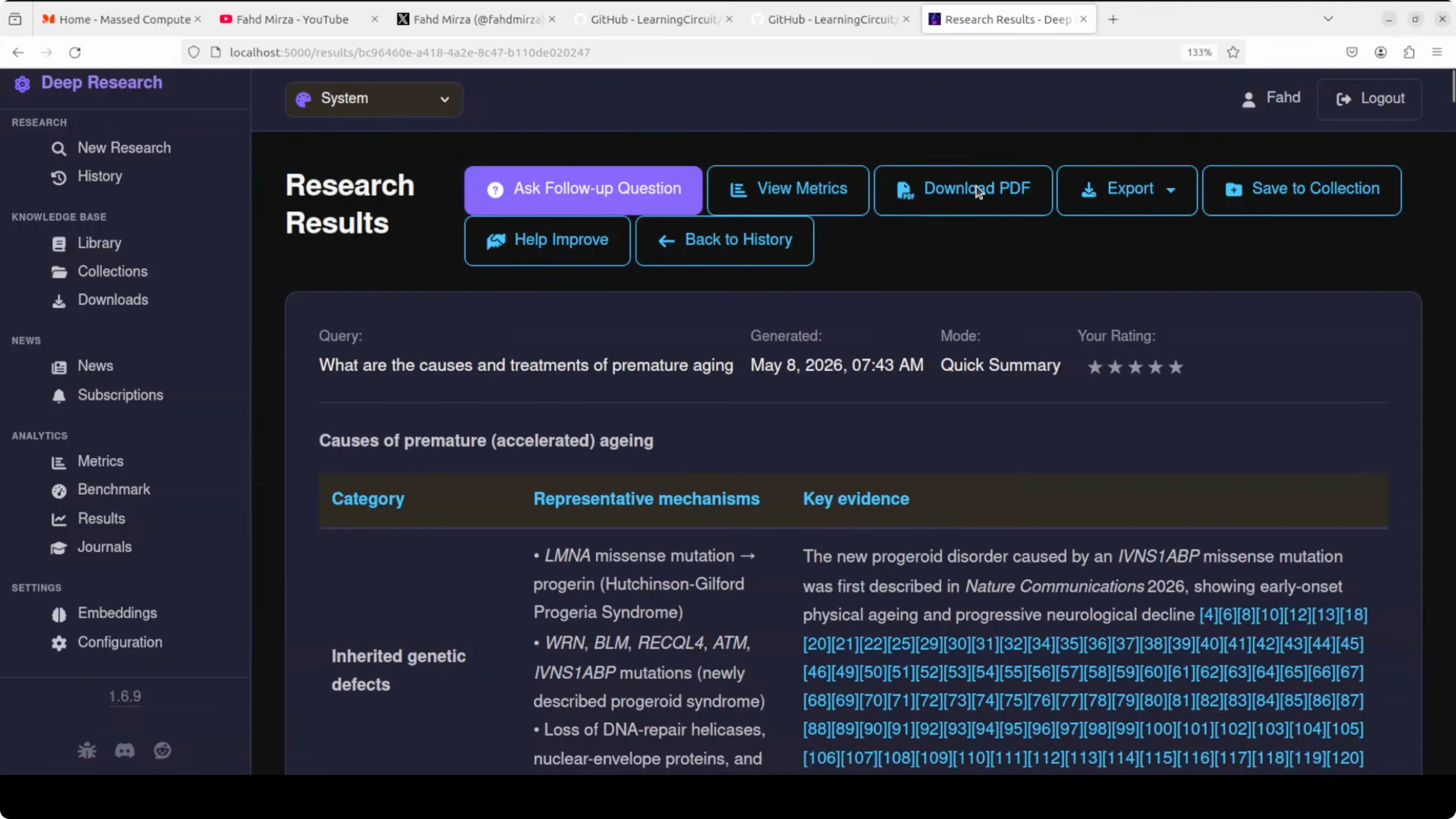 Screenshot from Ollama: Your Free Local AI Research Assistant at 543s