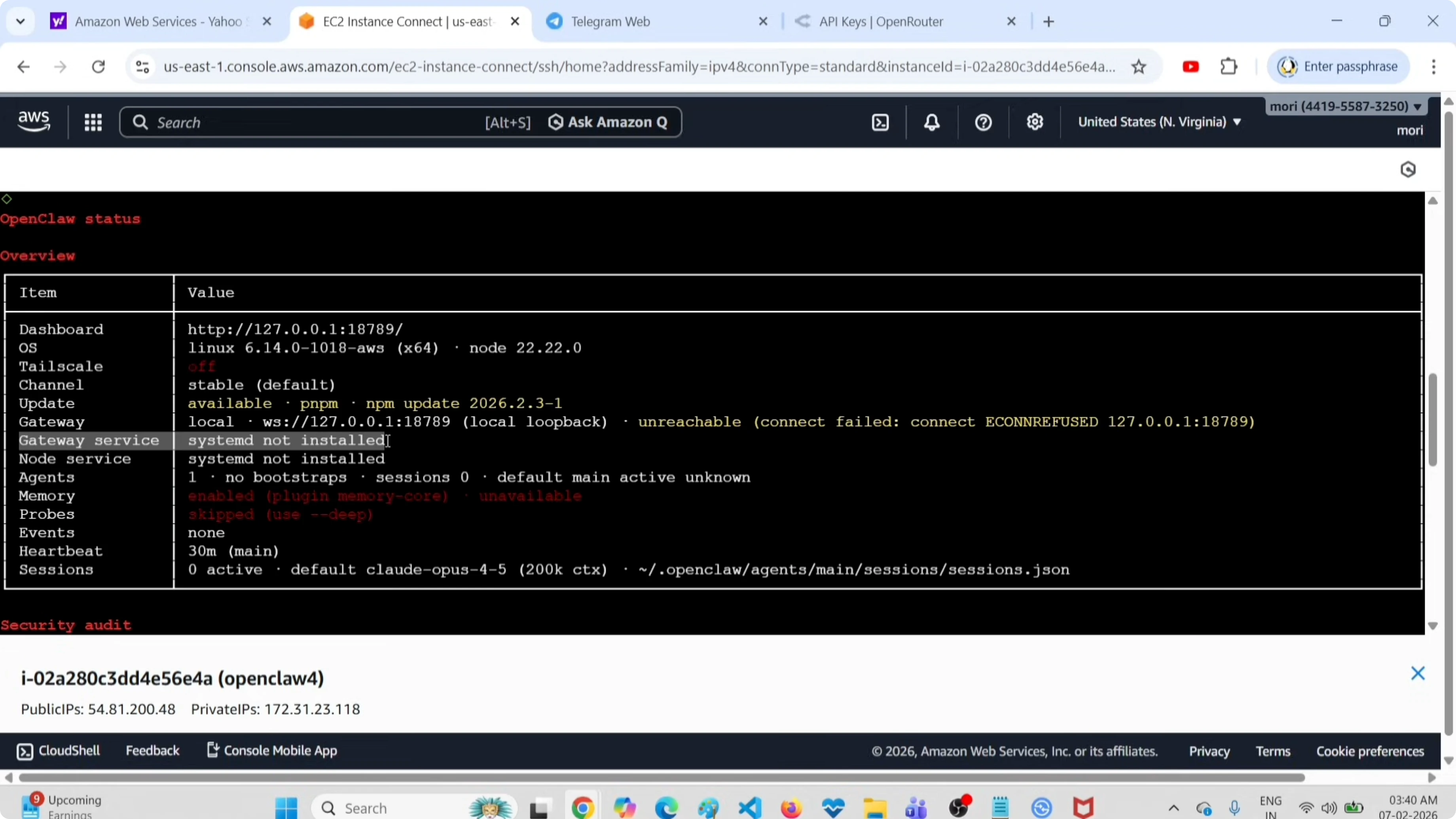 Screenshot from OpenClaw Setup and Uninstall Guide with OpenRouter API & Free Tools at 66s