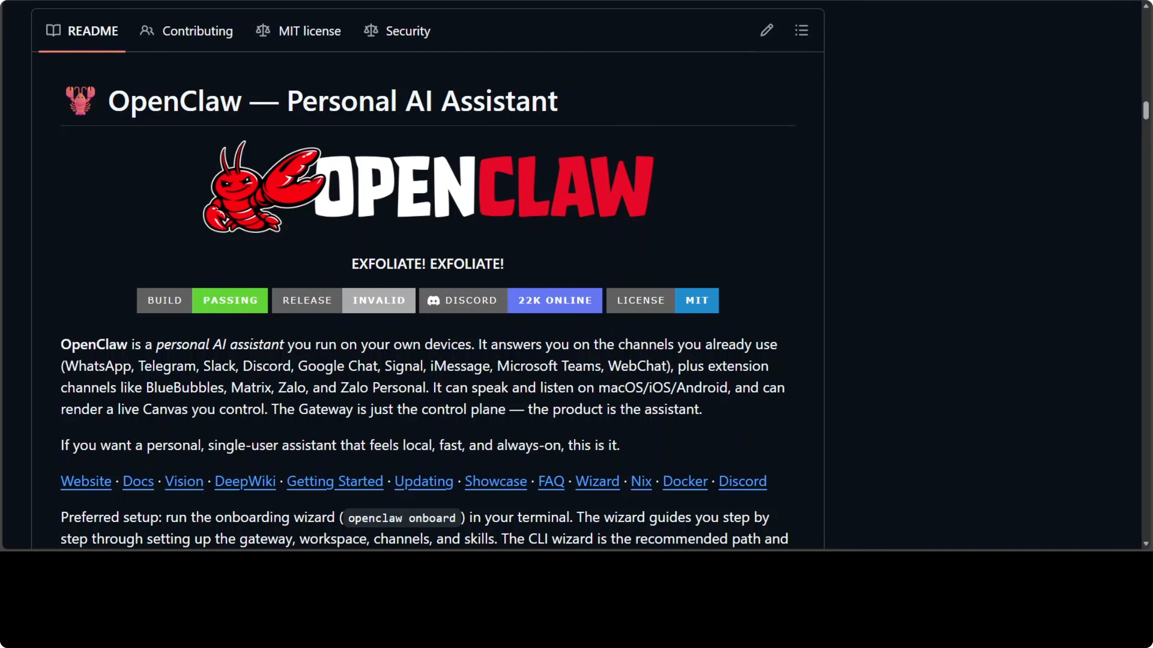 Screenshot from OpenClaw vs PicoClaw vs NullClaw vs ZeroClaw vs NanoBot vs TinyClaw at 48s