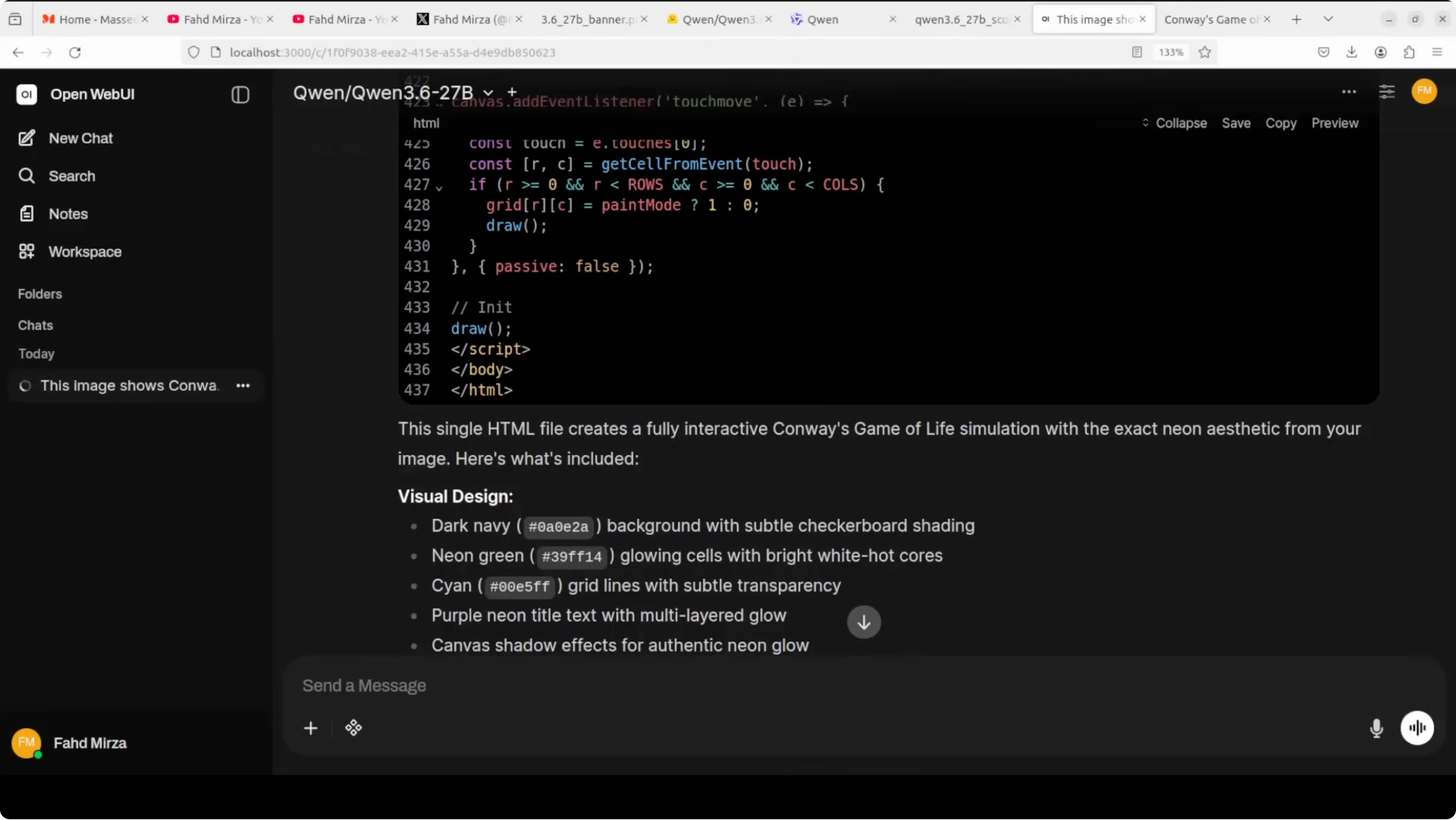 Screenshot from How to Run Qwen3.6-27B Locally for Stable, Practical Use? at 314s
