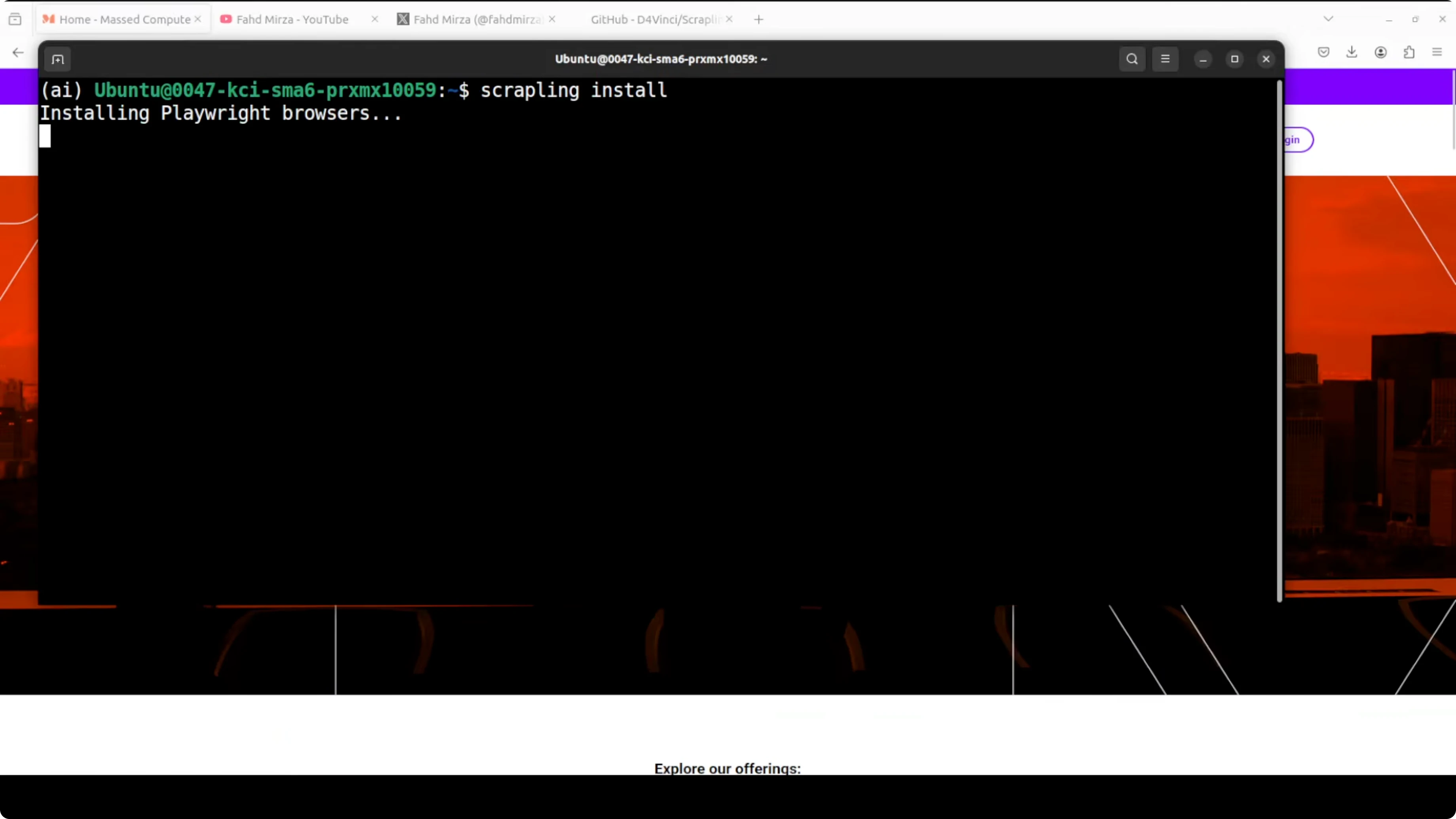 Screenshot from How Scrapling, Ollama & MCP Unlock Free Internet for Local AI at 145s
