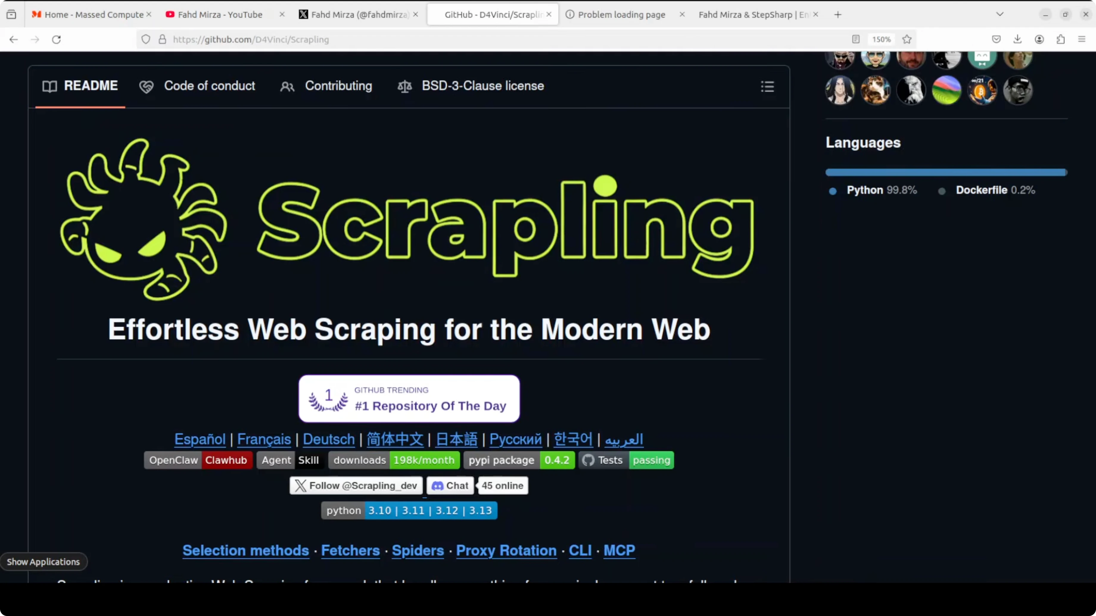 Screenshot from How Scrapling, Ollama & MCP Unlock Free Internet for Local AI at 421s
